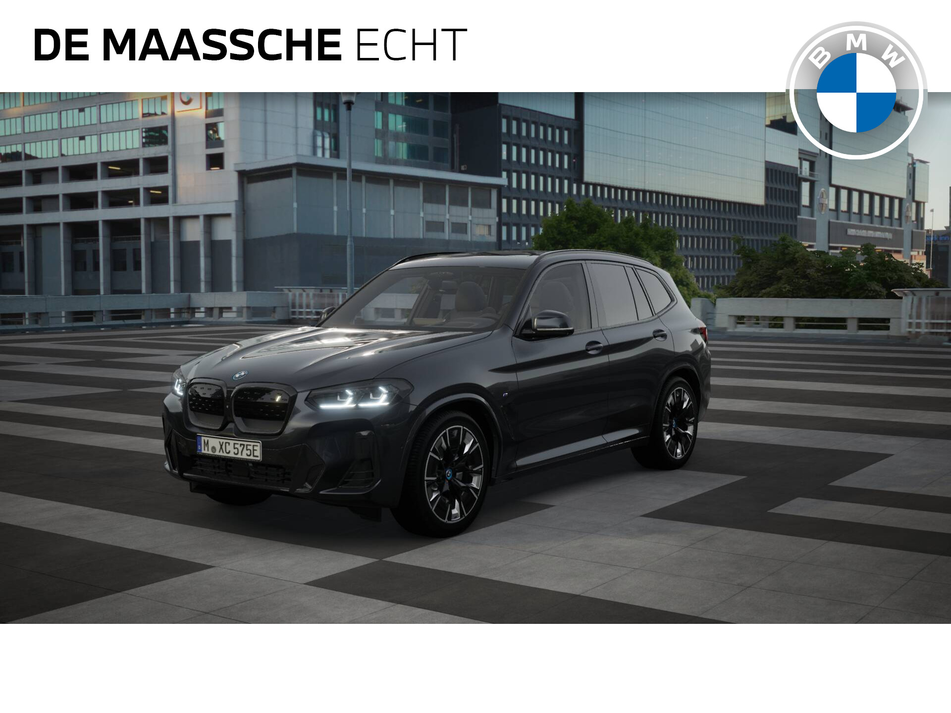 BMW iX3 High Executive 80 kWh / Trekhaak / Sportstoelen / Adaptief M Onderstel / Adaptieve LED / Parking Assistant Plus / Gesture Control / Driving Assistant Professional