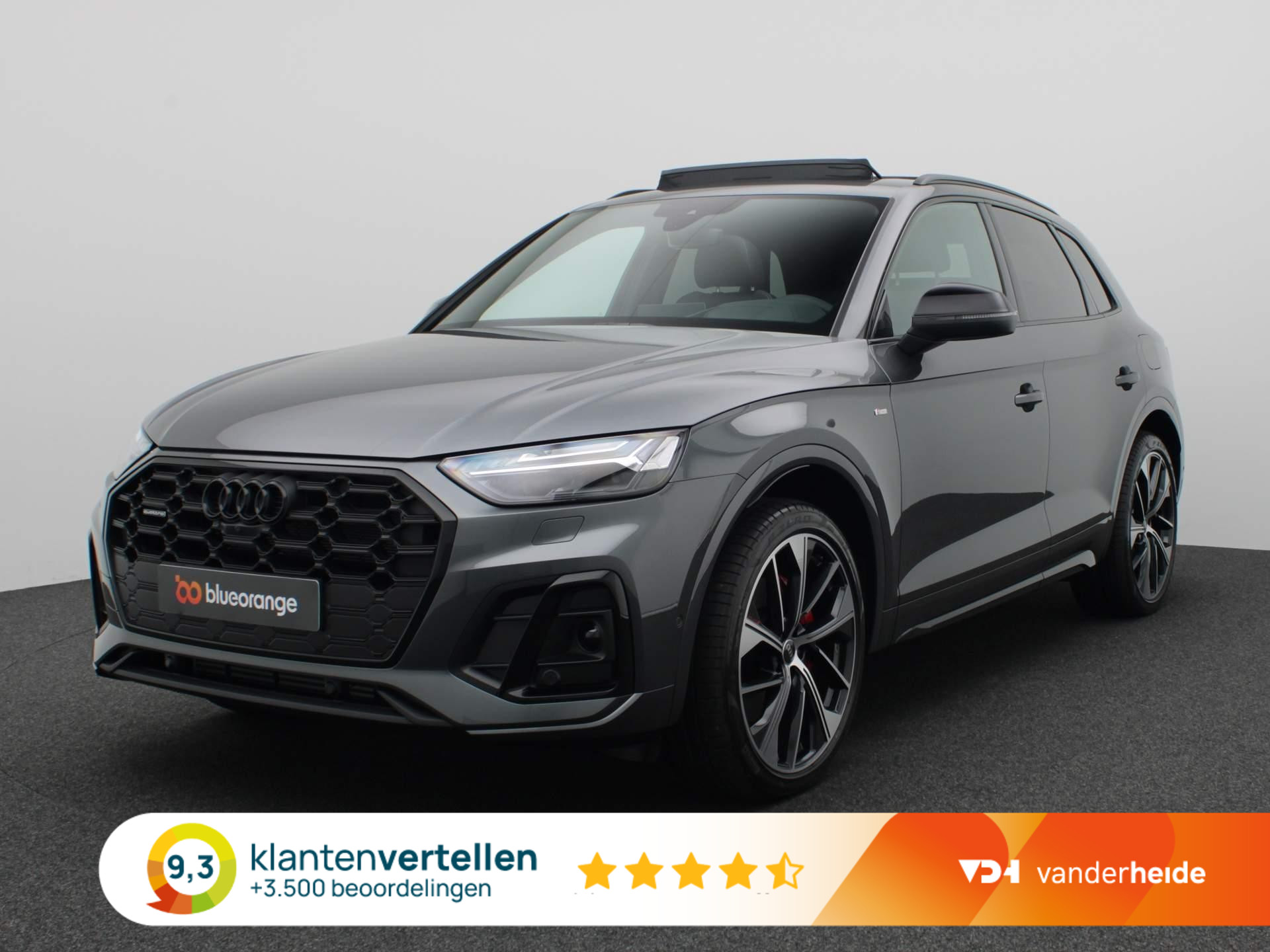 Audi Q5 55 TFSI e S edition Quattro 367PK S-Tronic Luchtvering, matrix led, 360gr. camera, side assist, Panoramadak, trekhaak, Bang&Olufsen audio, adaptive cruise, stoelverwarming, massagestoelen, keyless, 20" lichtmetaal