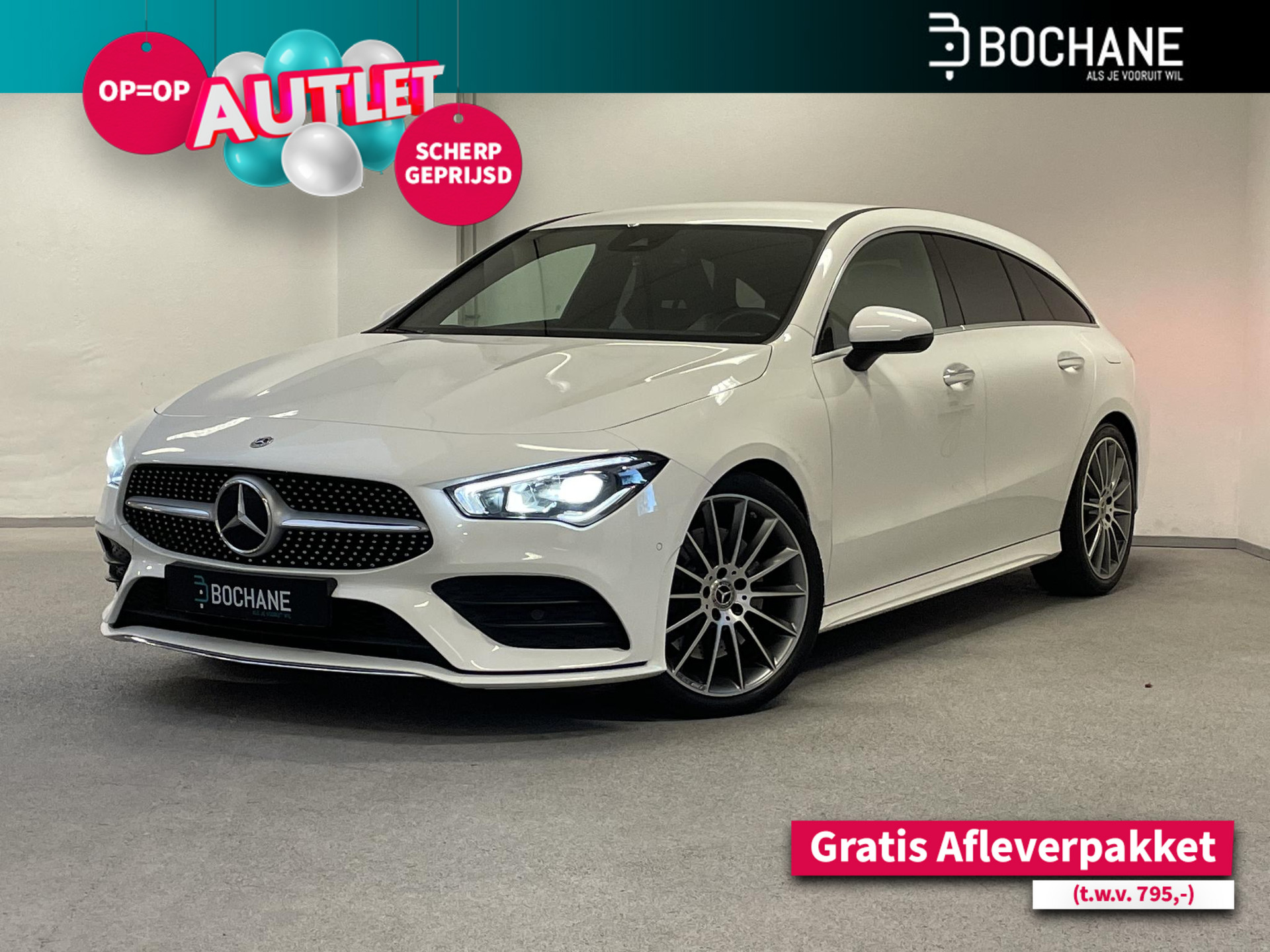 Mercedes-Benz CLA-klasse Shooting Brake 250 AMG Line Premium | BURMESTER | LEDER | DESIGNO INTERIEUR |