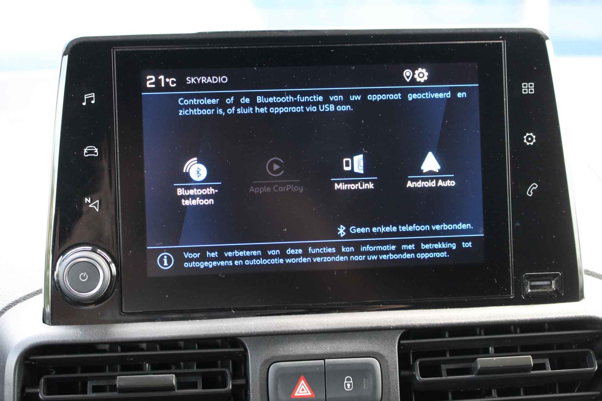 Peugeot Partner 1.5 130 pk Aut. Premium | Airco | AppleCarPlay | Cruise Control | ParkAssist | Schuifdeur Rechts | Airco | AppleCarPlay | Cruise Control | ParkAssist | Schuifdeur Rechts - 37/37