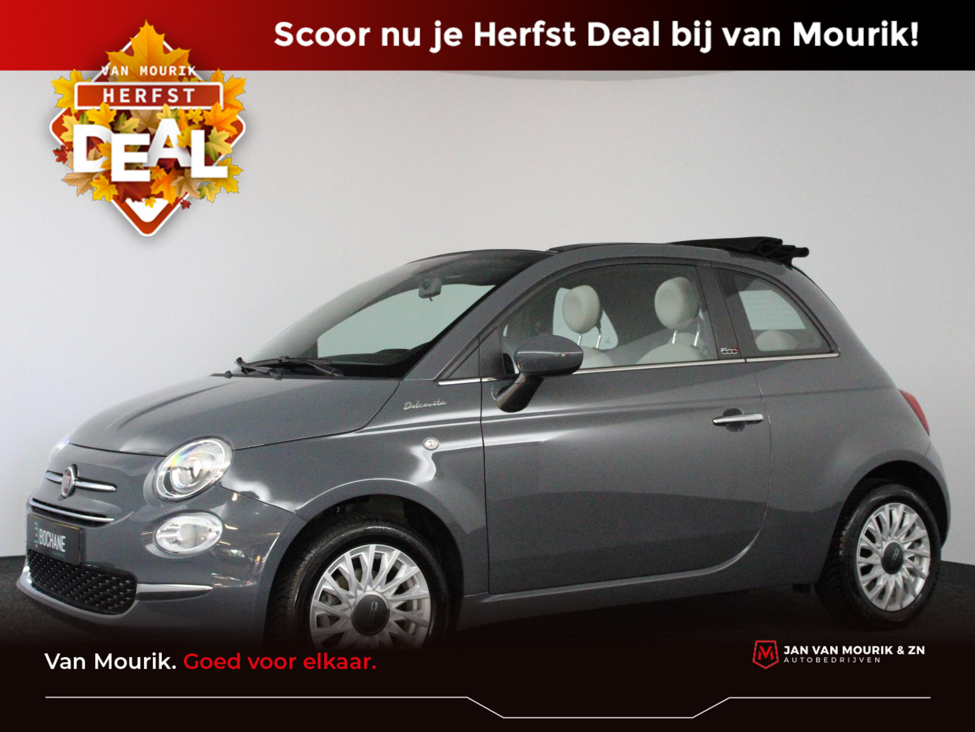 Fiat 500C 1.0 Hybrid 70 Dolcevita  | Parkeersensoren | Cruise Control | Bluetooth |