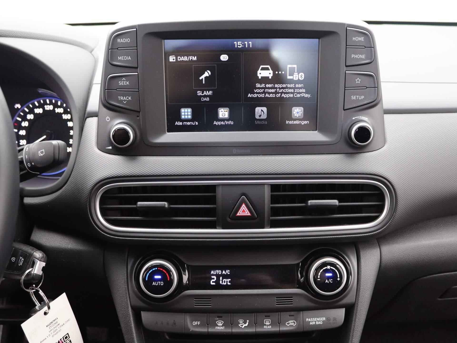 Hyundai Kona 1.0 T-GDI Comfort | Airco | Cruise Control | Centrale deurvergrendeling | lichtmetalen velgen 16" | - 9/45