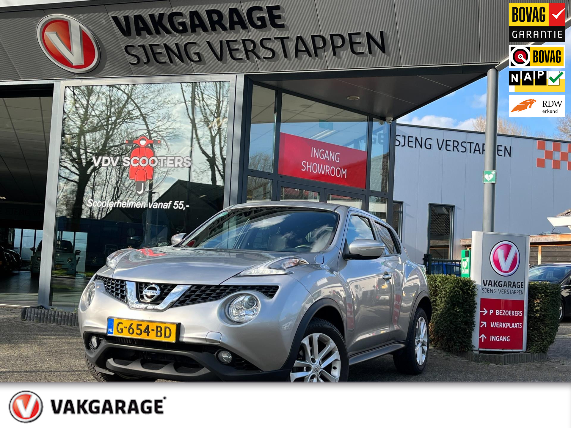 Nissan Juke 1.2 DIG-T S/S N-Connecta navi Bovag rijklaarprijs ! bij viaBOVAG.nl