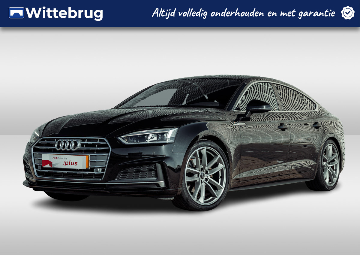 Audi A5 Sportback 40 TFSI 190pk s-tronic S Line Edition | Leder fijnnappa | Elektr. stoelen | Demperregeling | 19" LM velgen | Camera | Apple Carplay