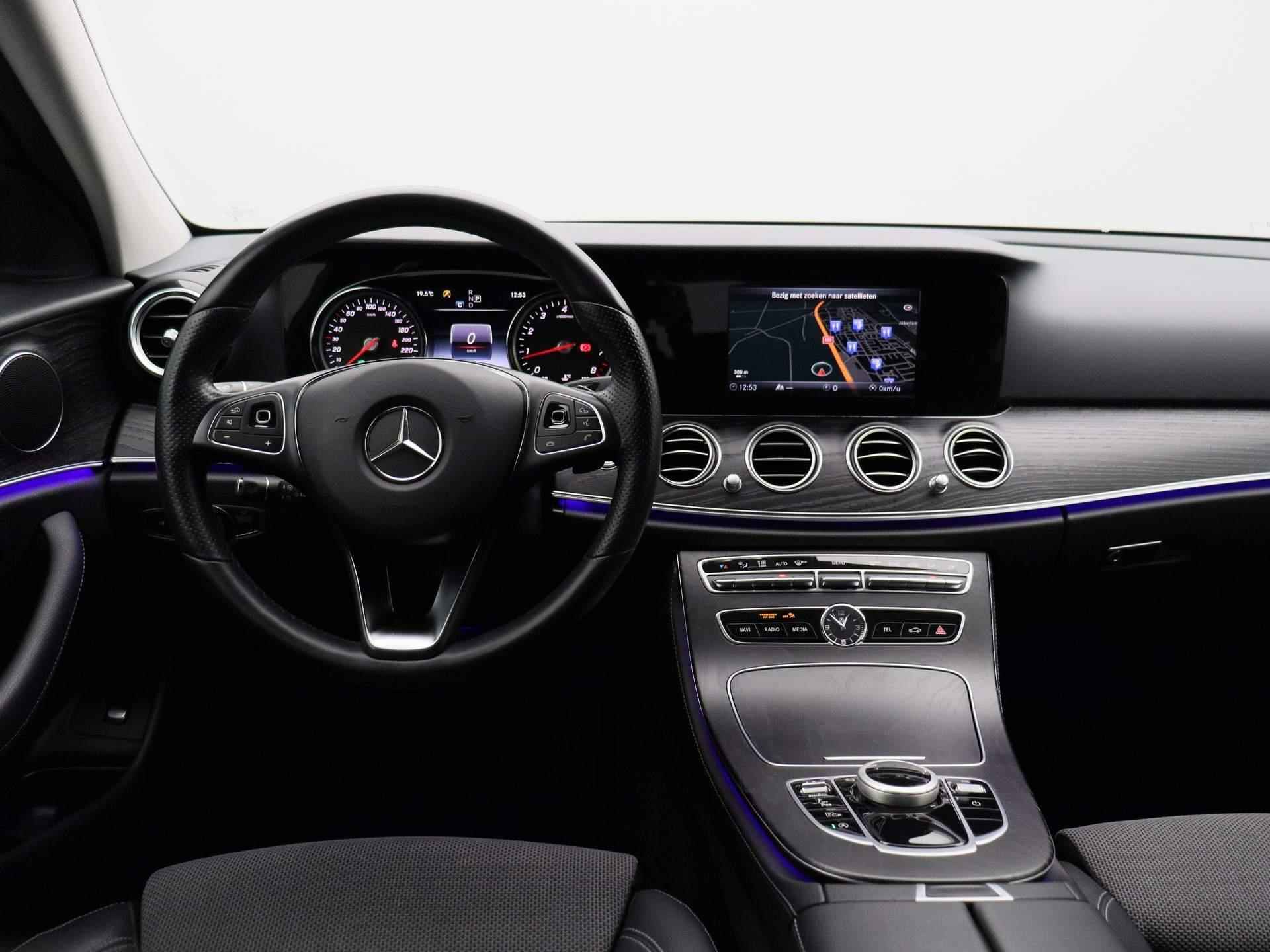 Mercedes-Benz E-klasse 200 Business Solution | Navi | Cruise | Camera | PDC V+A | Ambient Light | LED | Sport Stoelen | Half-Leder | 12 Maand Bovag Garantie! | - 7/40