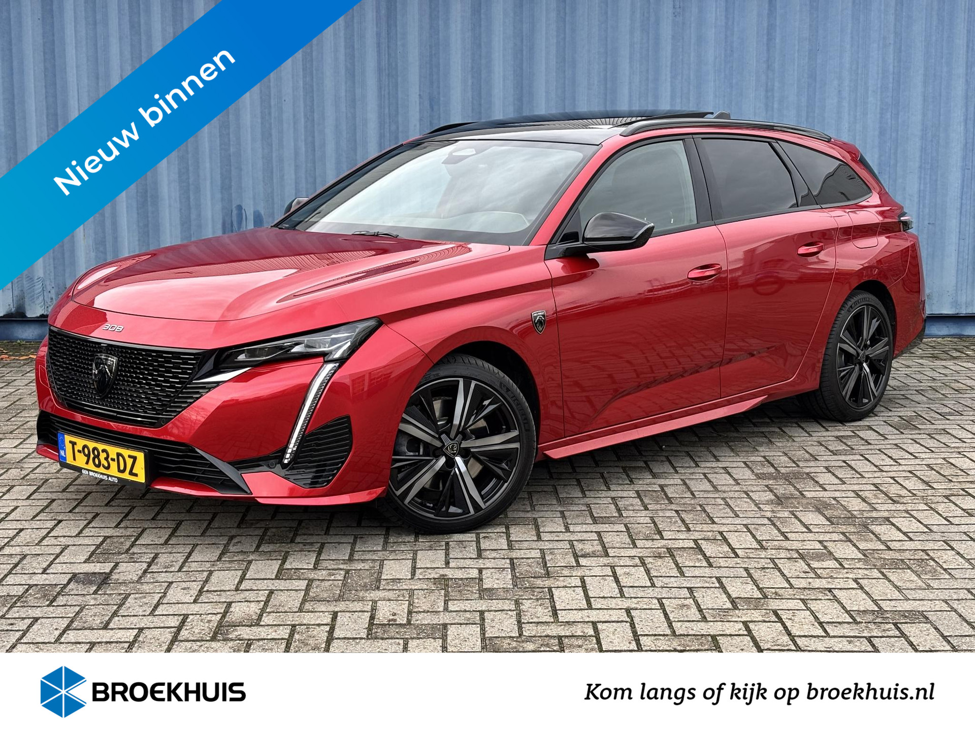 Peugeot 308 SW 1.6 Plug-in Hybrid 225 GT AGR stoelen | Massage stoelen voor | Apple Carplay / Android auto | Rondom Camera | Panorama/ schuif kantel dak