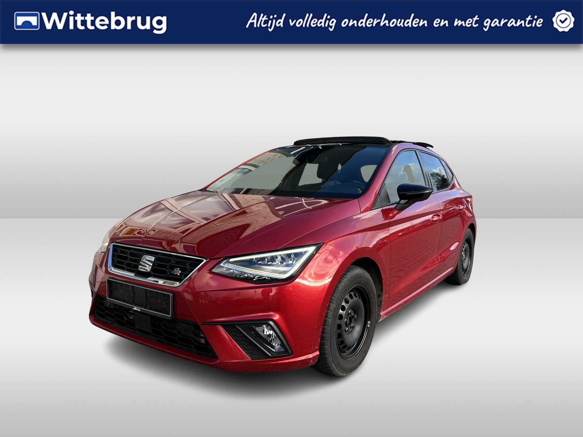 SEAT Ibiza 1.0 TSI FR Business Intense / PANO/ BEATS AUDIO/ CAMERA/ PARK. SENSOREN/ DCC/ LED/ VIRTUAL COCKPIT/ STOEL VERWARM./ KEYLESS/ ADAPT. CRUISE/ APP-CONNECT/ NAVI/ CLIMA/ DAB/ 18" LMV