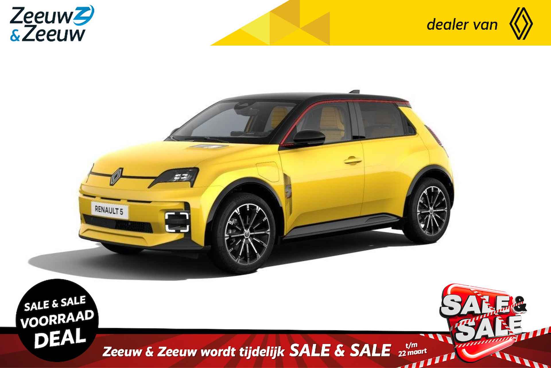 Renault 5 (ANWB Private lease actie vanaf € 389,-) urban range iconic cinq 40 kWh | Auto van het Jaar 2025 | Wij maken graag een Private Lease offerte op maat voor u!