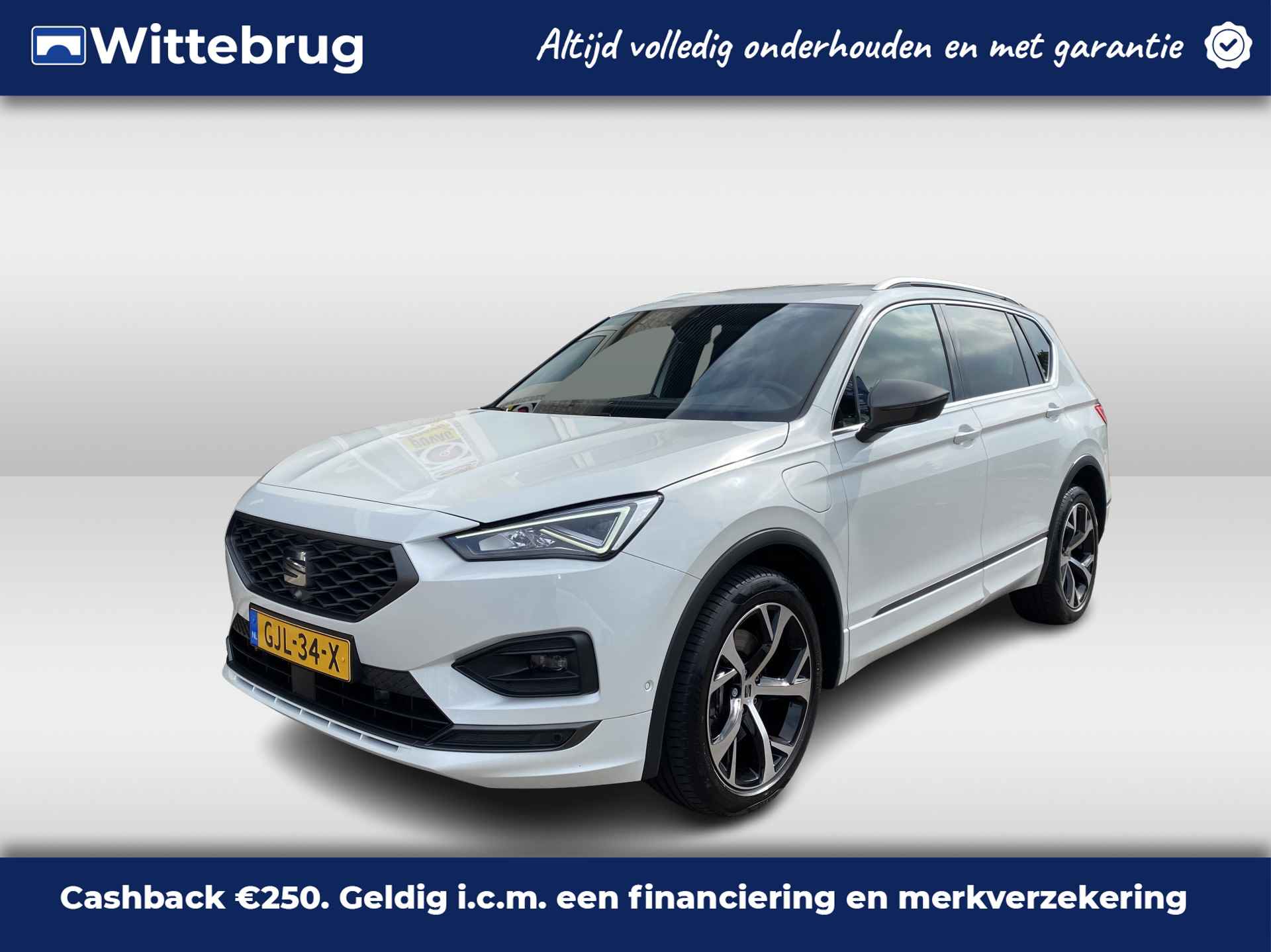 SEAT Tarraco 1.4 TSI e-Hybrid PHEV FR / AUTOMAAT/ 360 CAMERA/ PARK. SENSOREN/ LED/ DODE HOEK/ KEYLESS/ MEMORY SEATS/ STOEL VERWARM. V EN A/ STUUR VERWARM./ ADAPT. CRUISE/ APP CONNECT/ NAVI/ CLIMA/ DAB/ 19" LMV/ - 1/54