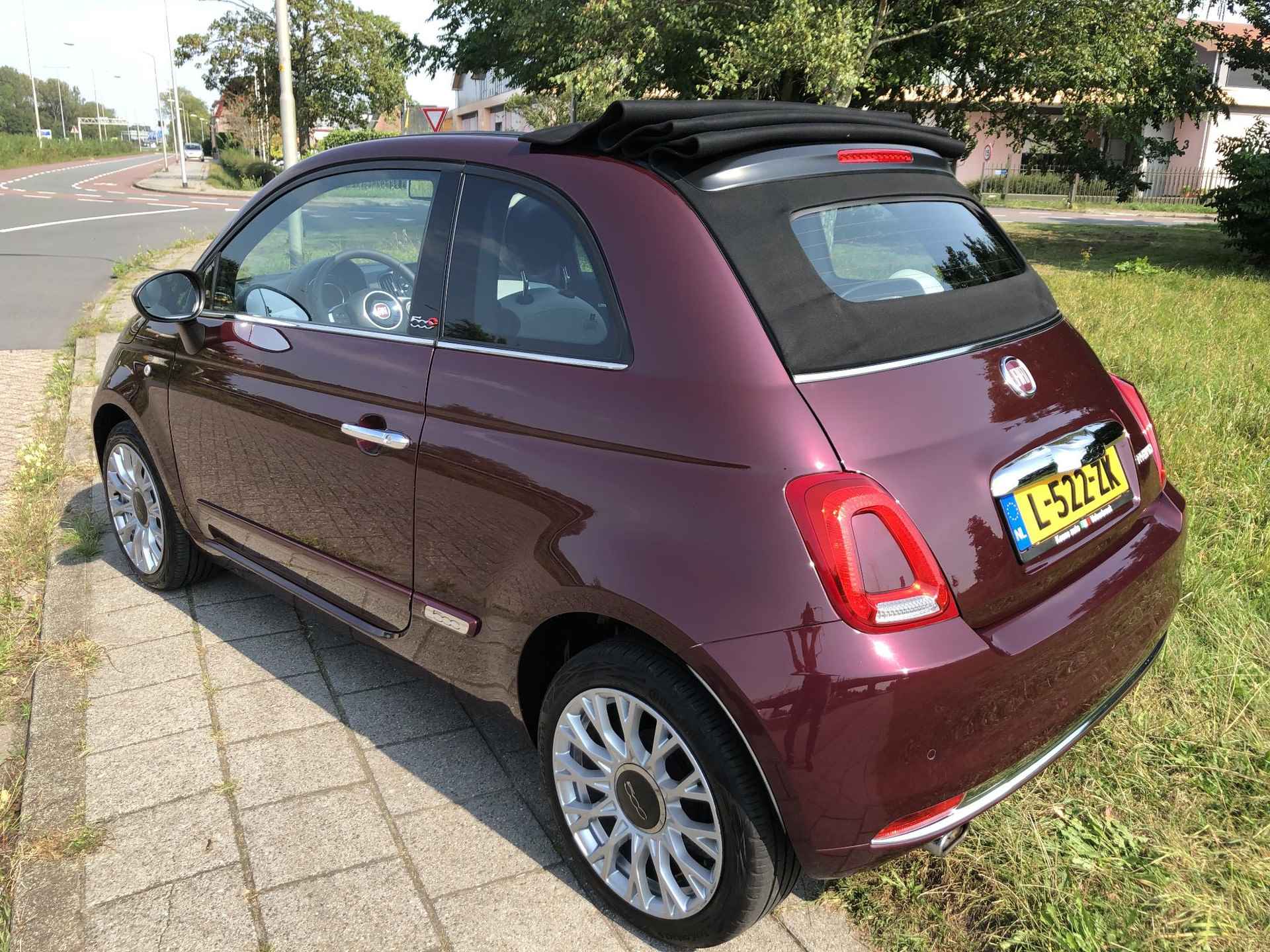 Fiat 500 C 1.0 70 Hybrid Star NAVI AIRCO APPLE/ANDROID PDC 16" - 5/34