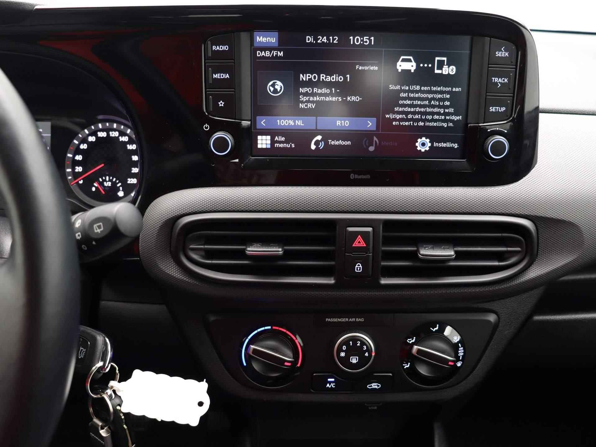 Hyundai i10 1.0 Comfort Smart 5-zits | Apple Carplay & Android Auto | Navigatie | Airco | Cruise Control | Parkeersensoren | - 8/24