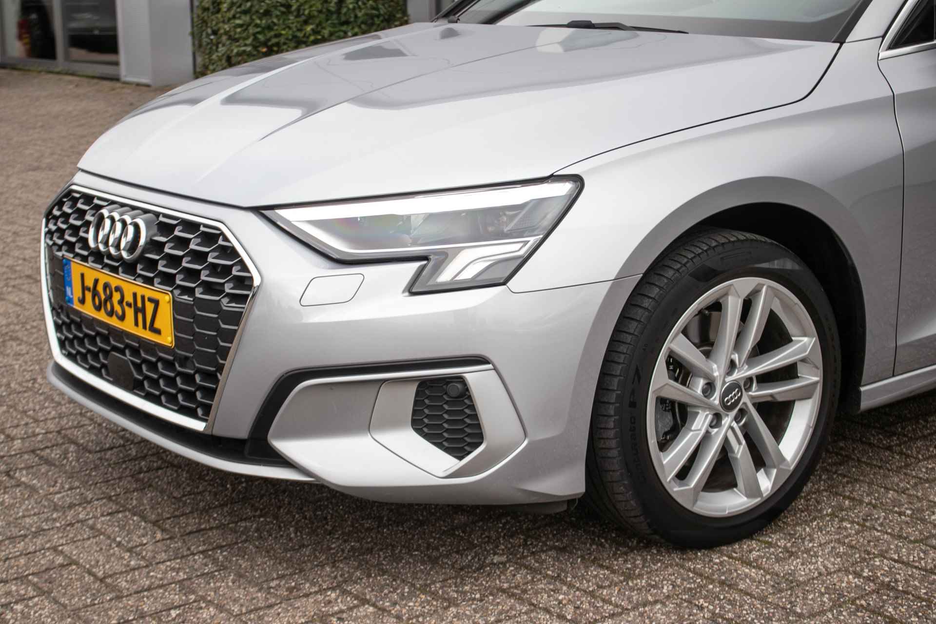 Audi A3 Sportback 35 TFSI Business edition Automaat All-in rijklaarprijs | Schuif-/kanteldak | Leer | 3D Nav | Afn. Trekhaak | Stoelverw. - 27/45