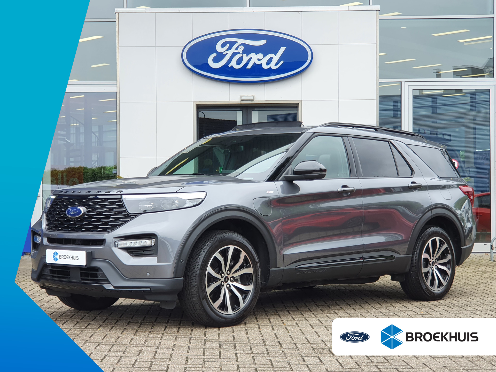 Ford Explorer 3.0 V6 PHEV ST-Line | BTW-Auto | Massagestoelen | Panoramadak | Fabrieksgarantie!