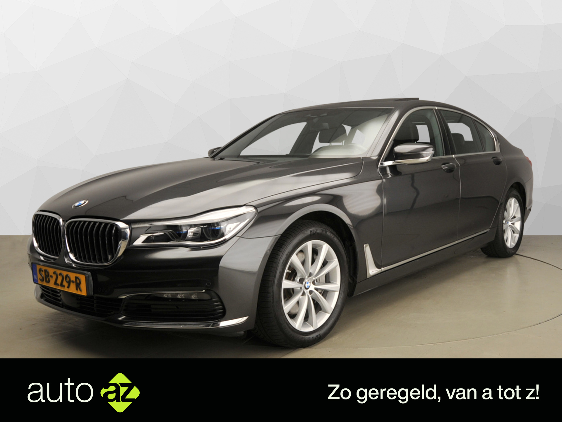 BMW 7 Serie Sedan 740i High Executive | Soft Close / Camera / Laser / Schuifdak / Stoelventielatie / Head-up / Alu wielen 20 inch bij viaBOVAG.nl