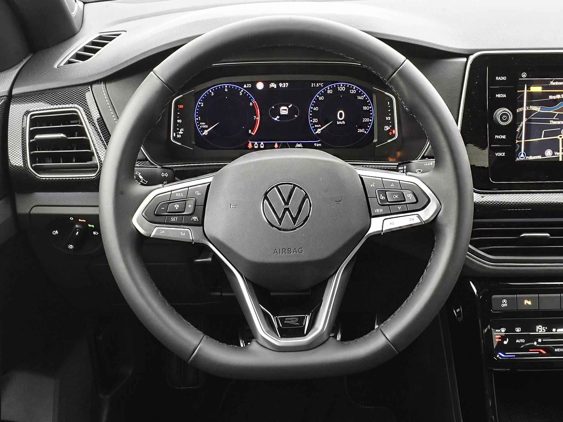 Volkswagen T-Cross R-Line 1.0 TSI 85 kW / 115 pk SUV 6 versn. Hand · Apple Carplay · Digital cockpit · 19'' Velgen · Incl. Voorraadkorting - 15/29