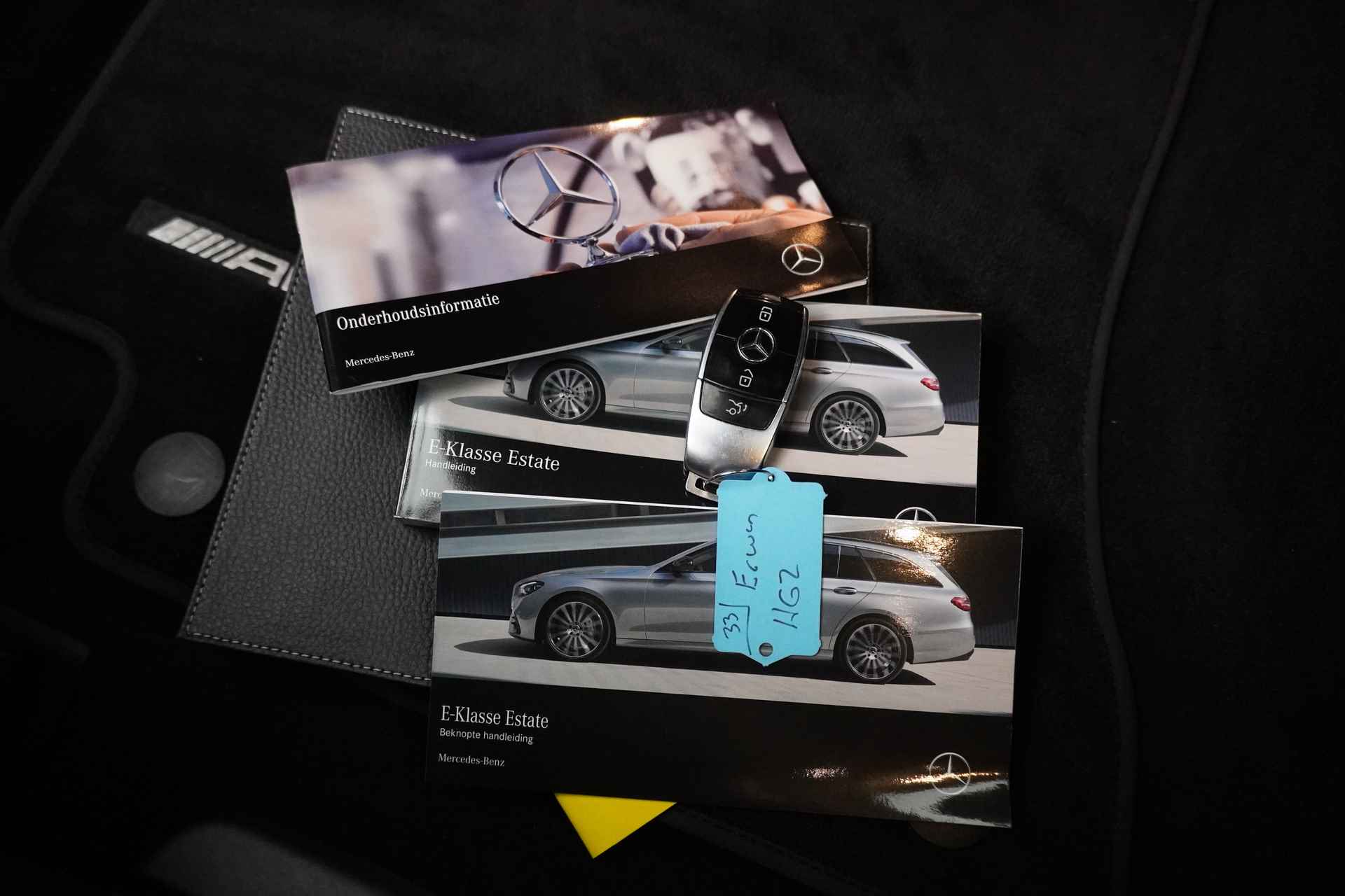 Mercedes-Benz E-Klasse Estate BWJ 2022 / 212 PK 200 Business Solution AMG automaat / Leer / Clima / Sportstoelen / Navi / 360 Camera / Full LED / Cruise / Privacy glass - 18/45