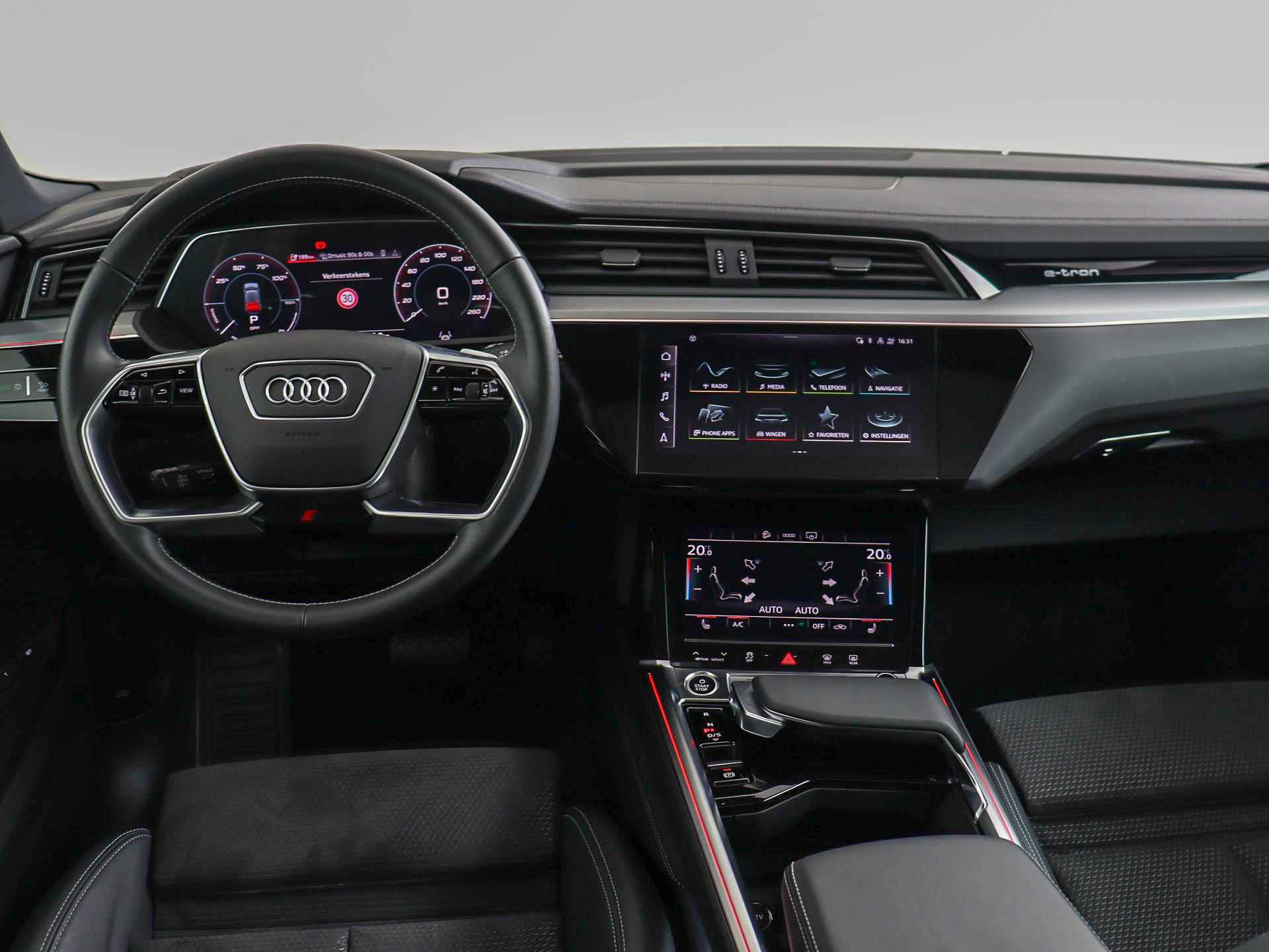 Audi e-tron 50 quattro S edition 71 kWh 313 PK | Adaptive Cruise | Panoramadak | Stoelverwarming | Getint Glas | LED | 21" | - 4/52