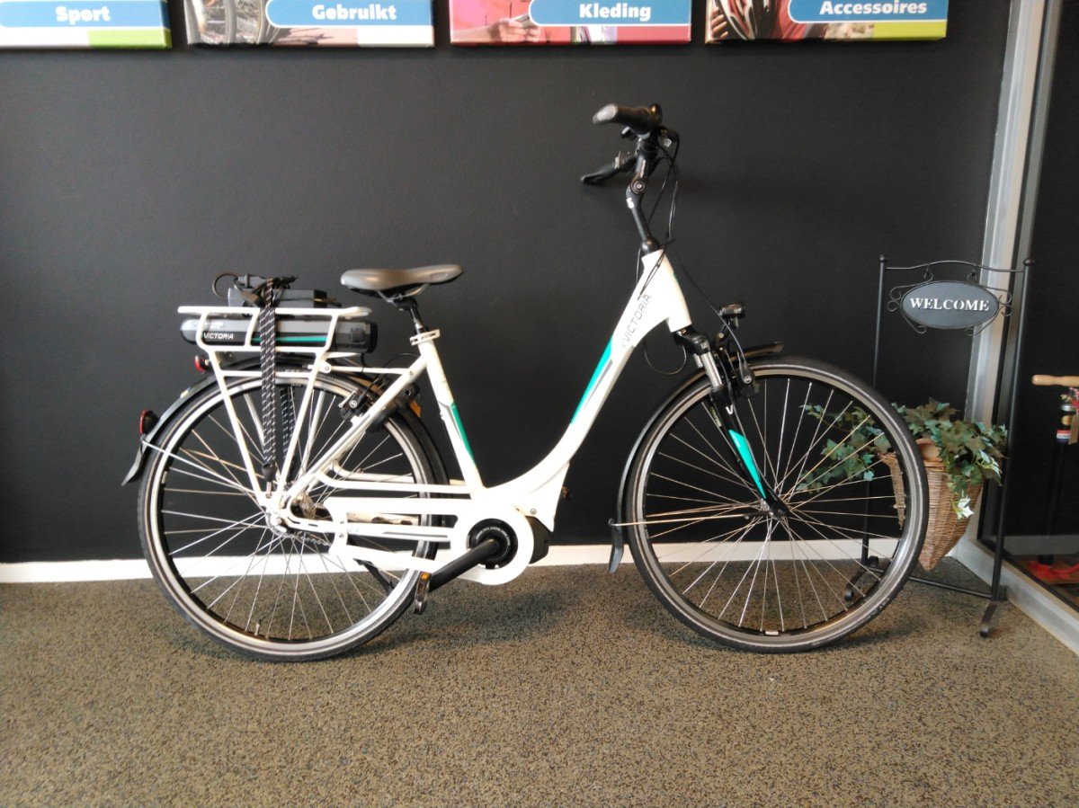 Victoria ebike | D53 | 418 WH Dames wit 53cm 2018