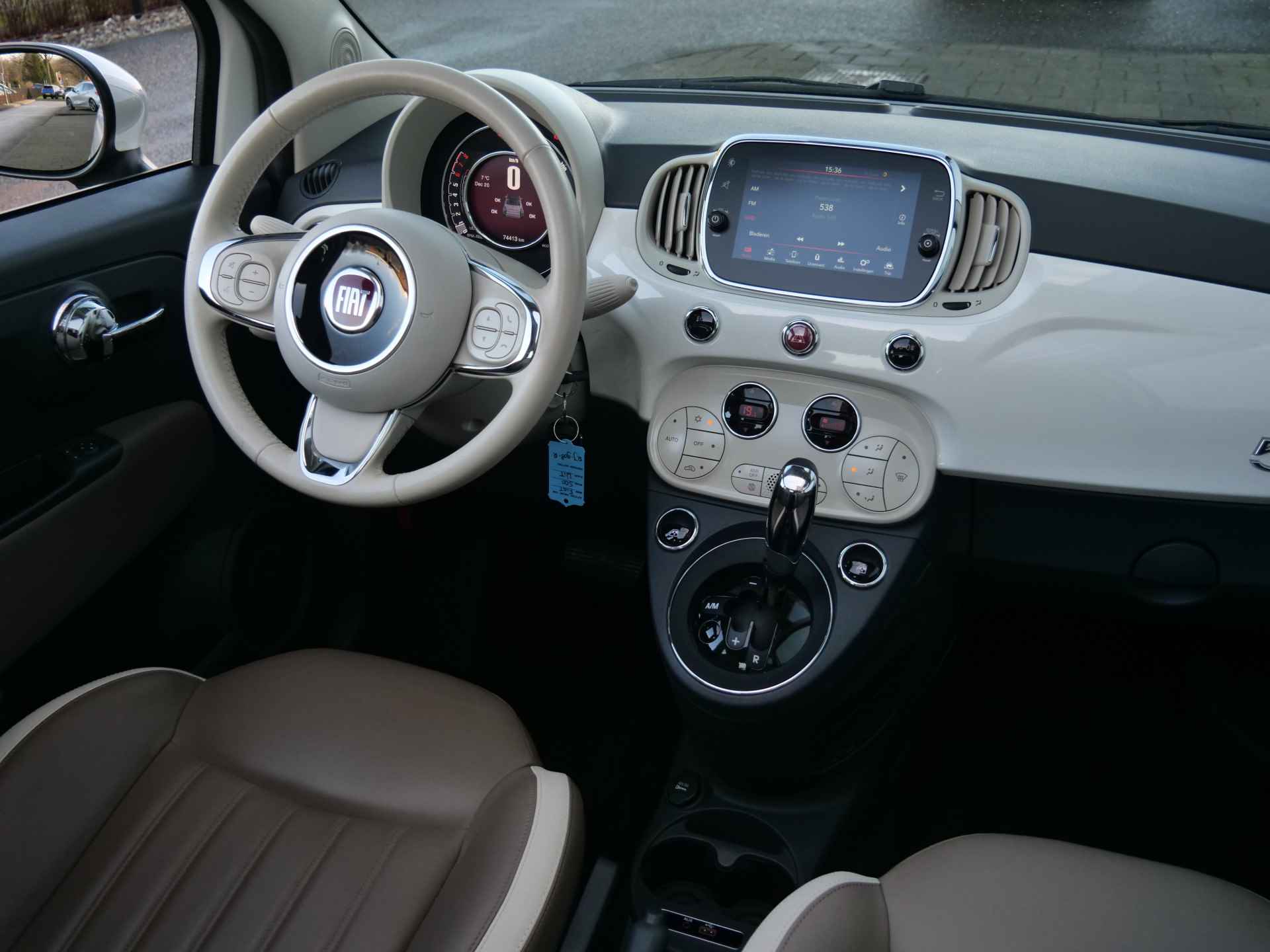 Fiat 500C 0.9 TwinAir 86 Pk Automaat DAB / Climate control / Parkeersensoren/ Leer - 2/43