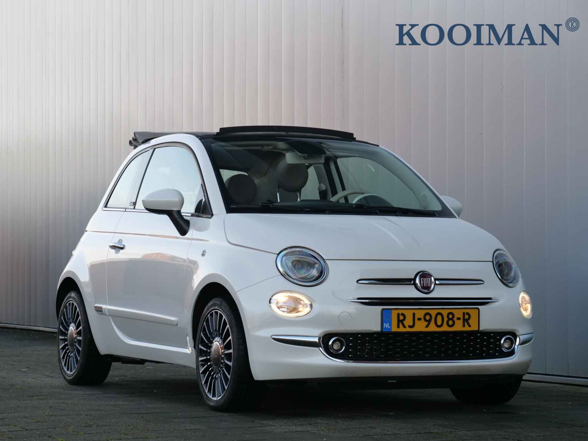 Fiat 500C 0.9 TwinAir 86 Pk Automaat DAB / Climate control / Parkeersensoren/ Leer - 1/43