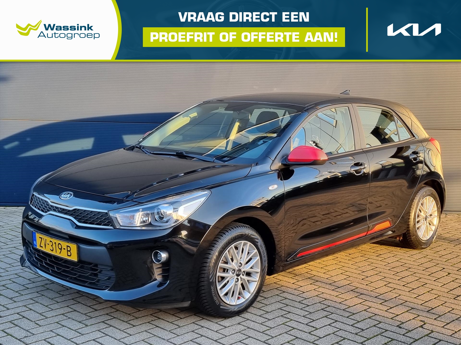 KIA Rio 1.0 T-GDI 100pk DynamicLine | Navigatie | Airco | Camera | Apple Carplay | All Season Banden |