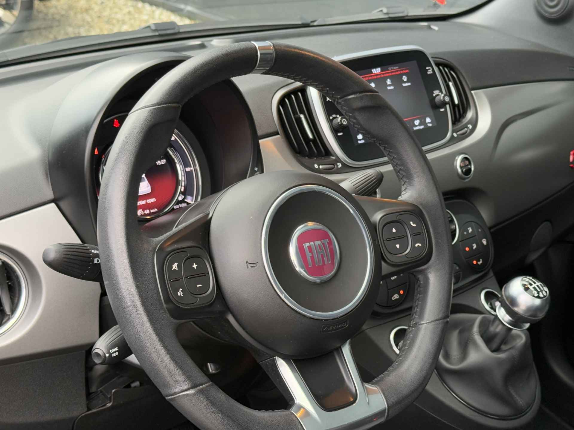 Fiat 500 1.0 Hybrid Sport | Panoramadak | Climate Control | Parkeersensoren | CarPlay - 17/42