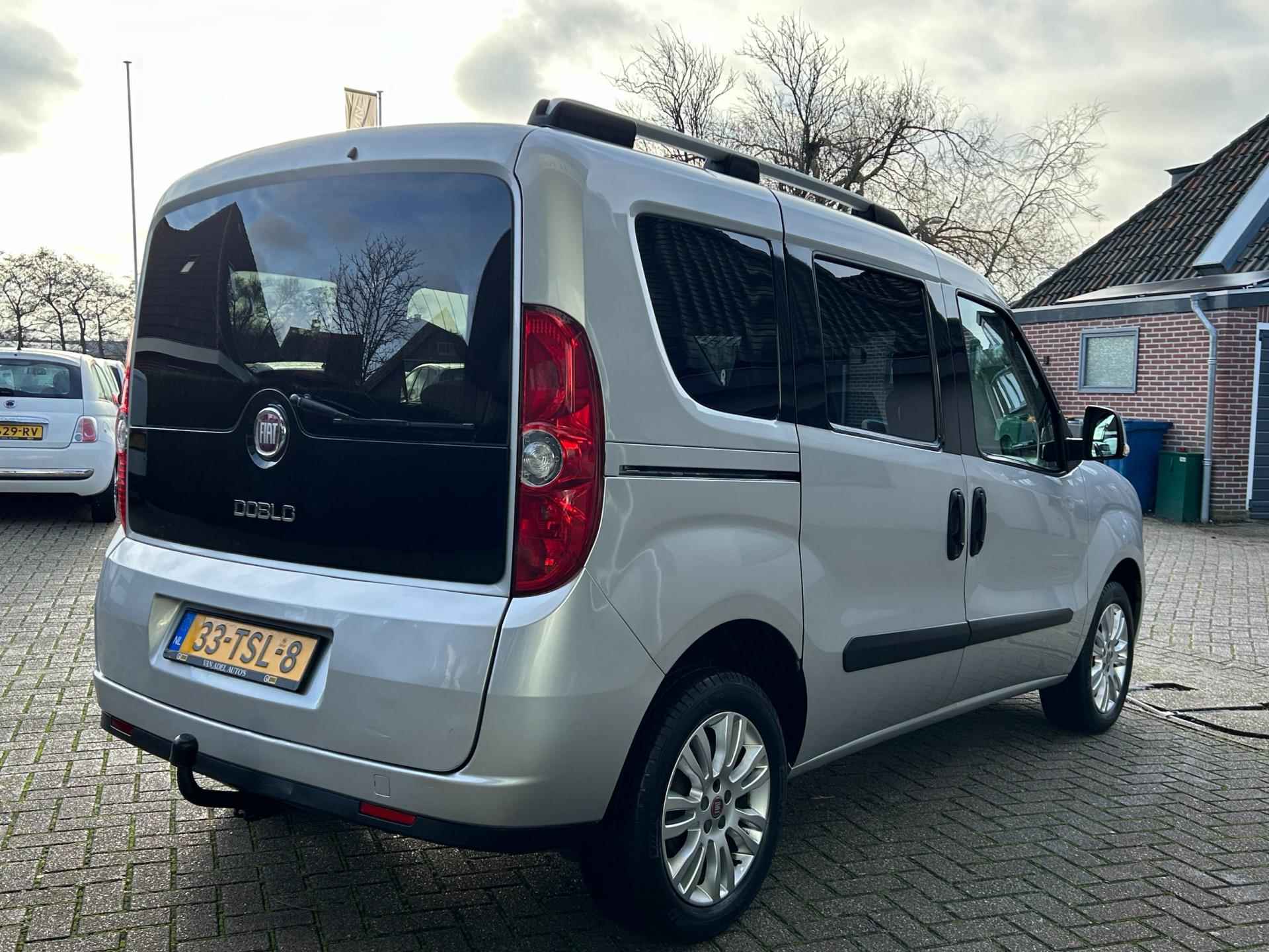 Fiat Doblò 1.4 T-Jet Emotion Clima Cruise LM-Velgen Trekhaak NAP NL-Auto Nette Staat! - 5/25