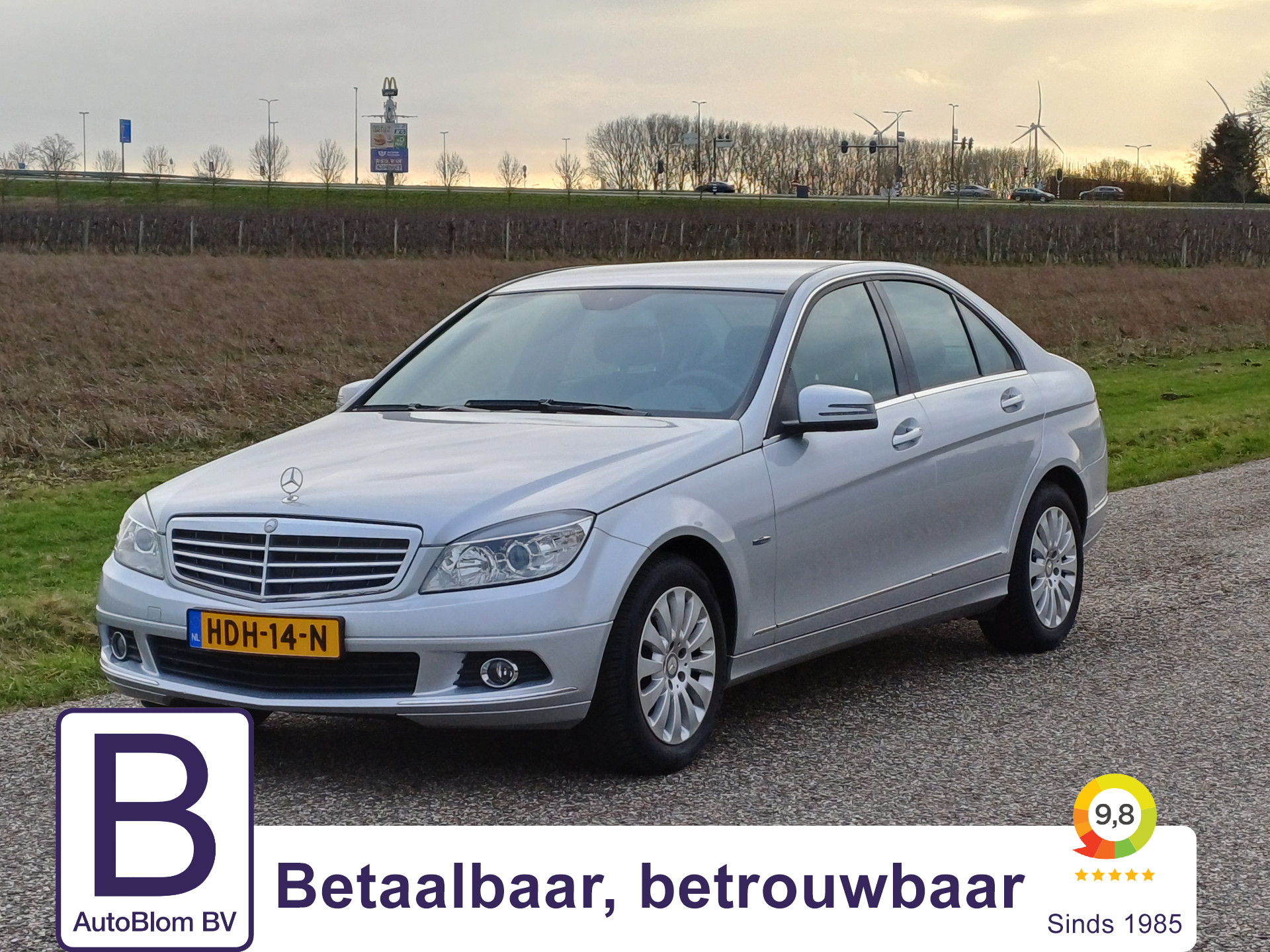 Mercedes-Benz C-Klasse 180 K BlueEFFICIENCY Elegance /Werkelijk nieuwstaat!/29.658 km!/Clima/Hout/Bluetooth/