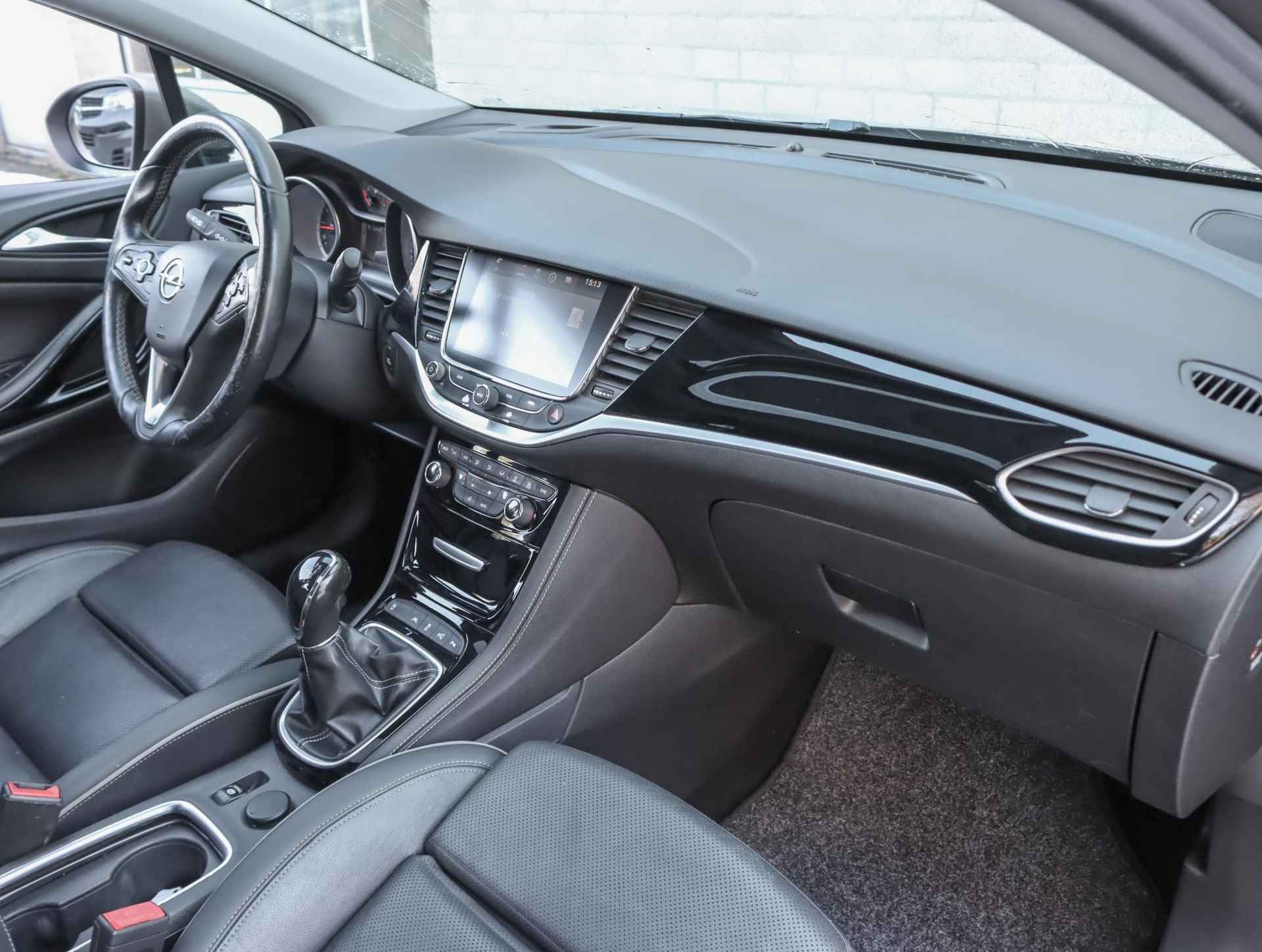 Opel Astra 150pk Turbo Innovation (2de eig./Glazendak/LEER/AGR/Camera/Winterpakket/17"LMV) - 37/47