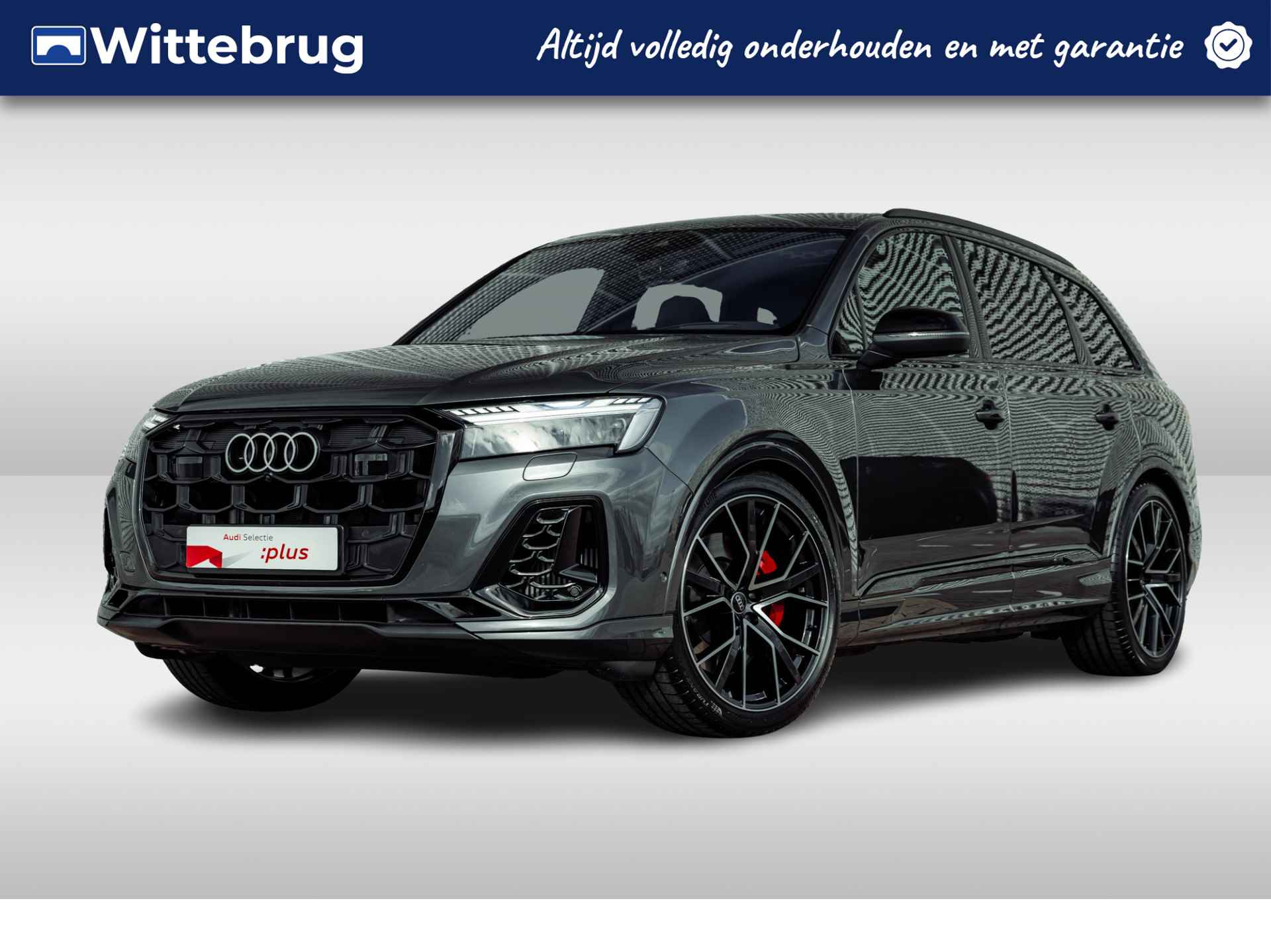 Audi Q7 60 TFSI e 490pk quattro Pro Line S Competition | Panoramadak | Bang & Olufsen | Vierwielbesturing | Head Up | 22" LM velgen | S-sportstoelen | Leder | Assistentiepakket plus | Trekhaak