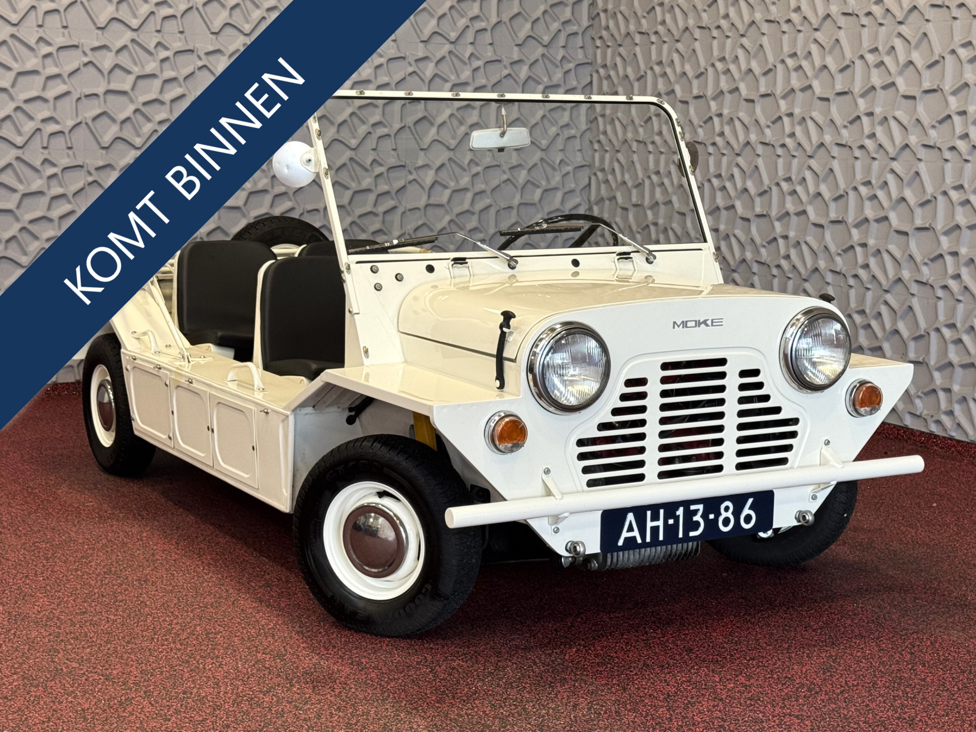 Morris Mini Moke 1968 OriginalUK/Fullyrestored/Documentation/Fulldocumentation