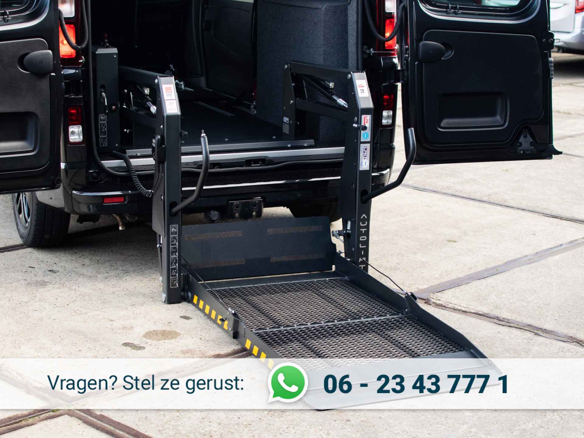 Opel Vivaro 1.6 CDTI 145pk L2H1 DC Irmscher | Rolstoelbus | 4 +1 | Lift | Grijs kenteken | 2x Schuifdeur | Standkachel | Rolstoelauto | - 3/42