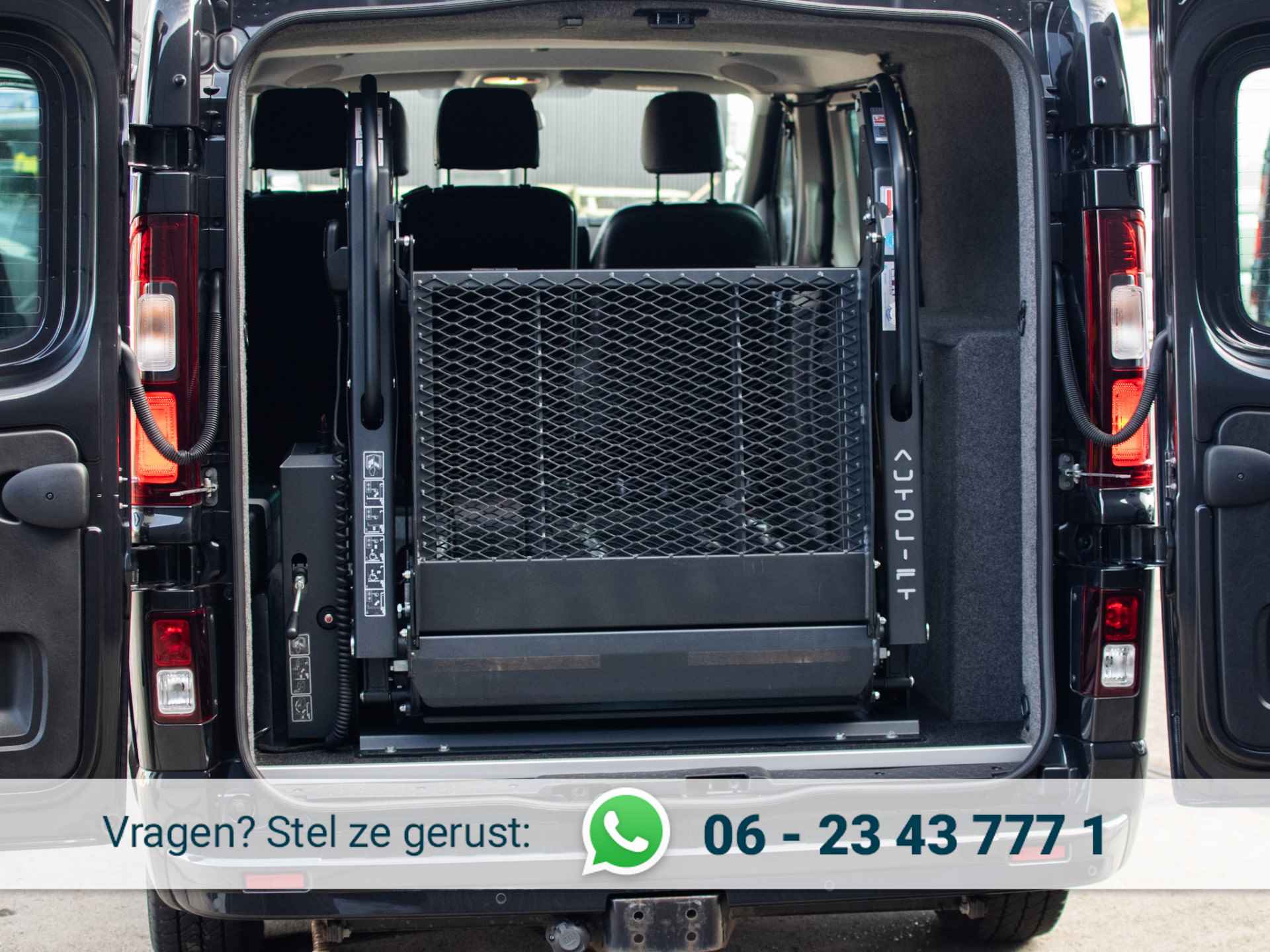 Opel Vivaro 1.6 CDTI 145pk L2H1 DC Irmscher | Rolstoelbus | 4 +1 | Lift | Grijs kenteken | 2x Schuifdeur | Standkachel | Rolstoelauto | - 4/42