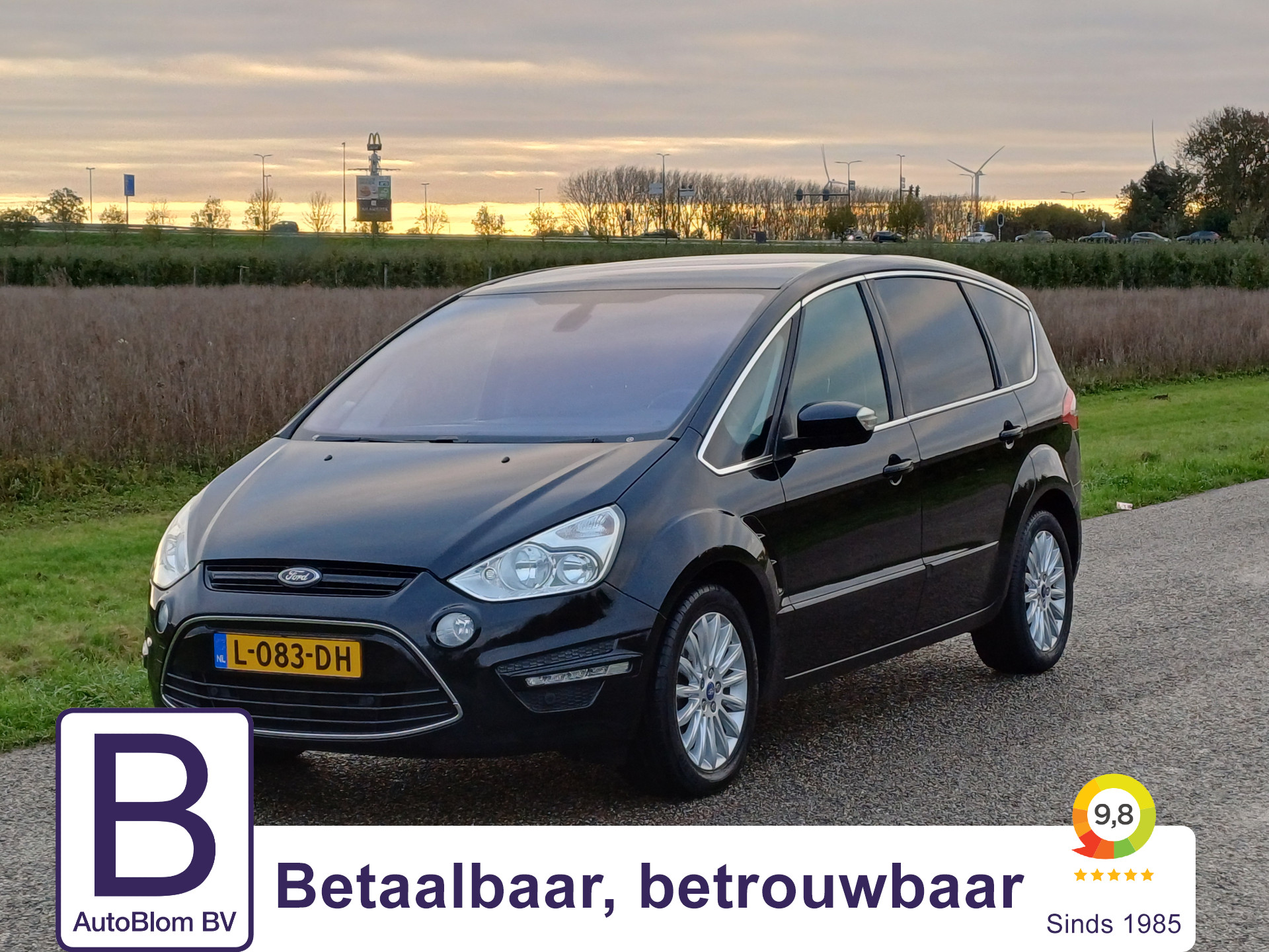 Ford S-Max 1.6 EcoBoost Platinum 7Persoons | Nette auto ! | Pano dak | Leer | Trekh | Navi |