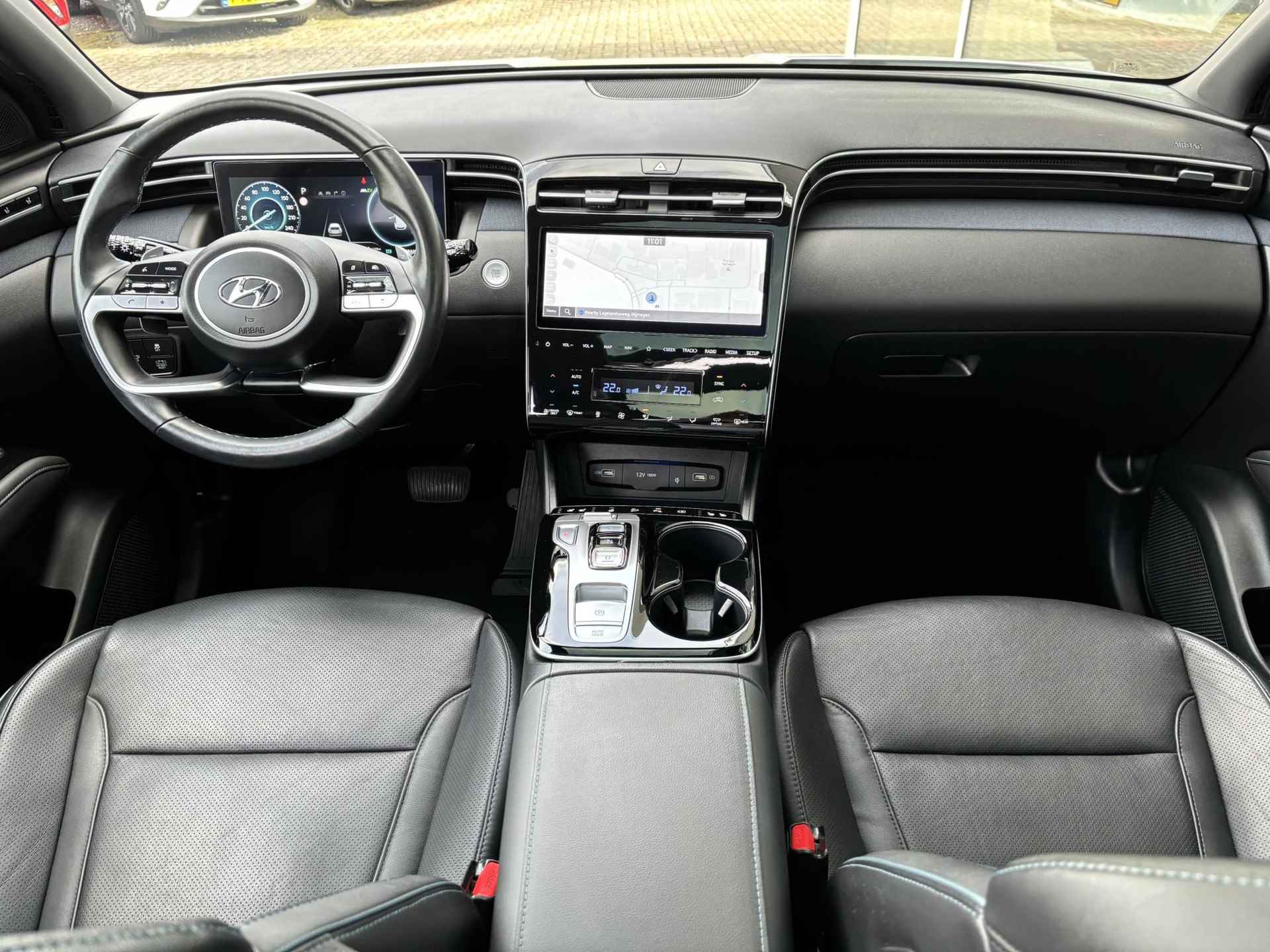 Hyundai Tucson 1.6 T-GDI HEV Premium Sky | Automaat | Navigatie | Cruise Control Adaptief | Climate Control | Parkeersensoren | Parkeercamera | 36Mnd. Garantie | Rijklaar! | - 17/34