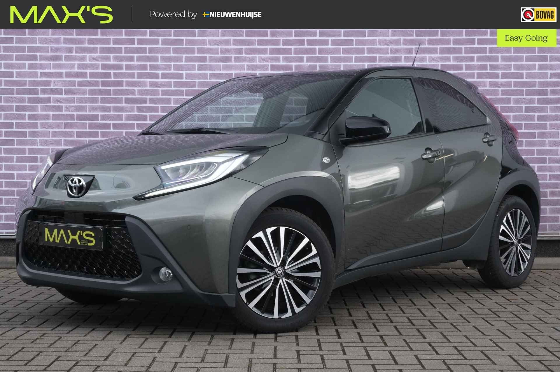 Toyota Aygo X 1.0 VVT-i S-CVT Pulse | Adaptive Cruise Control | Navi |  Stoelverwarming | Apple CarPlay & Android Auto | Camera | Climate Control | Licht & Regen Sensor - 1/36