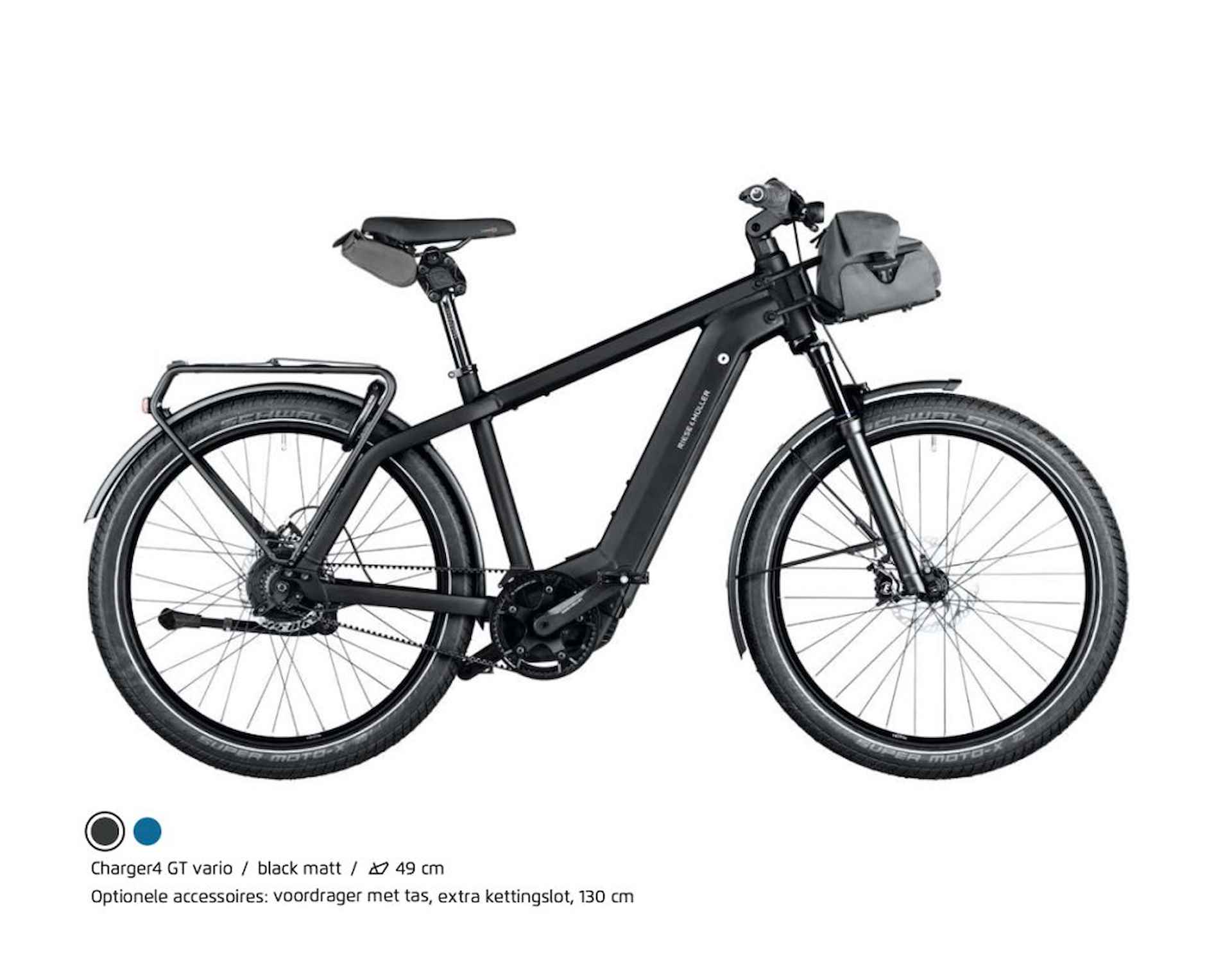 Riese & Müller Charger4 Vario Heren Black Matt 49cm 2024 - 1/1