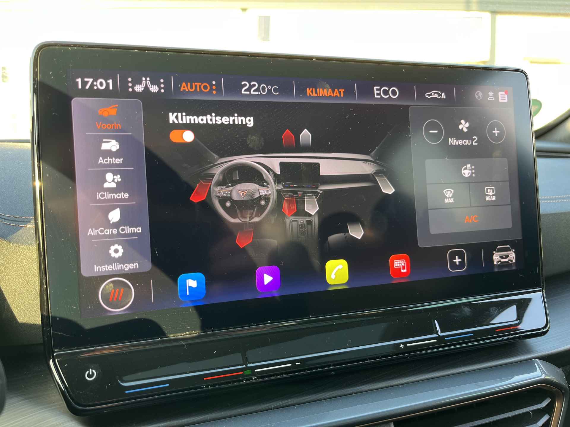 CUPRA Formentor 1.4 e-Hybrid VZ Performance / AUTOMAAT/ 245 PK/ PANO/ CAMERA/ PARK. SENSOREN/ DCC/ DODE HOEK/ KEYLESS/ STOEL-STUURVERWARM./ MATRIX/ ADAPT. CRUISE/ APP-CONNECT/ NAVI/ CLIMA/ DAB - 20/37