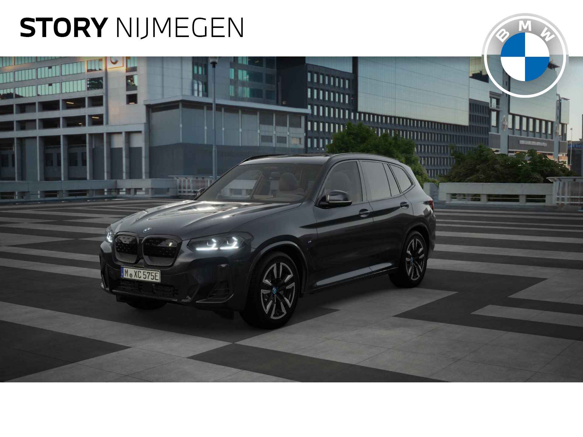 BMW iX3 Executive 74 kWh / Adaptief onderstel / Sportstoelen / Adaptieve LED / Driving Assistant Professional / Parking Assistant / Live Cockpit Professional - 1/11