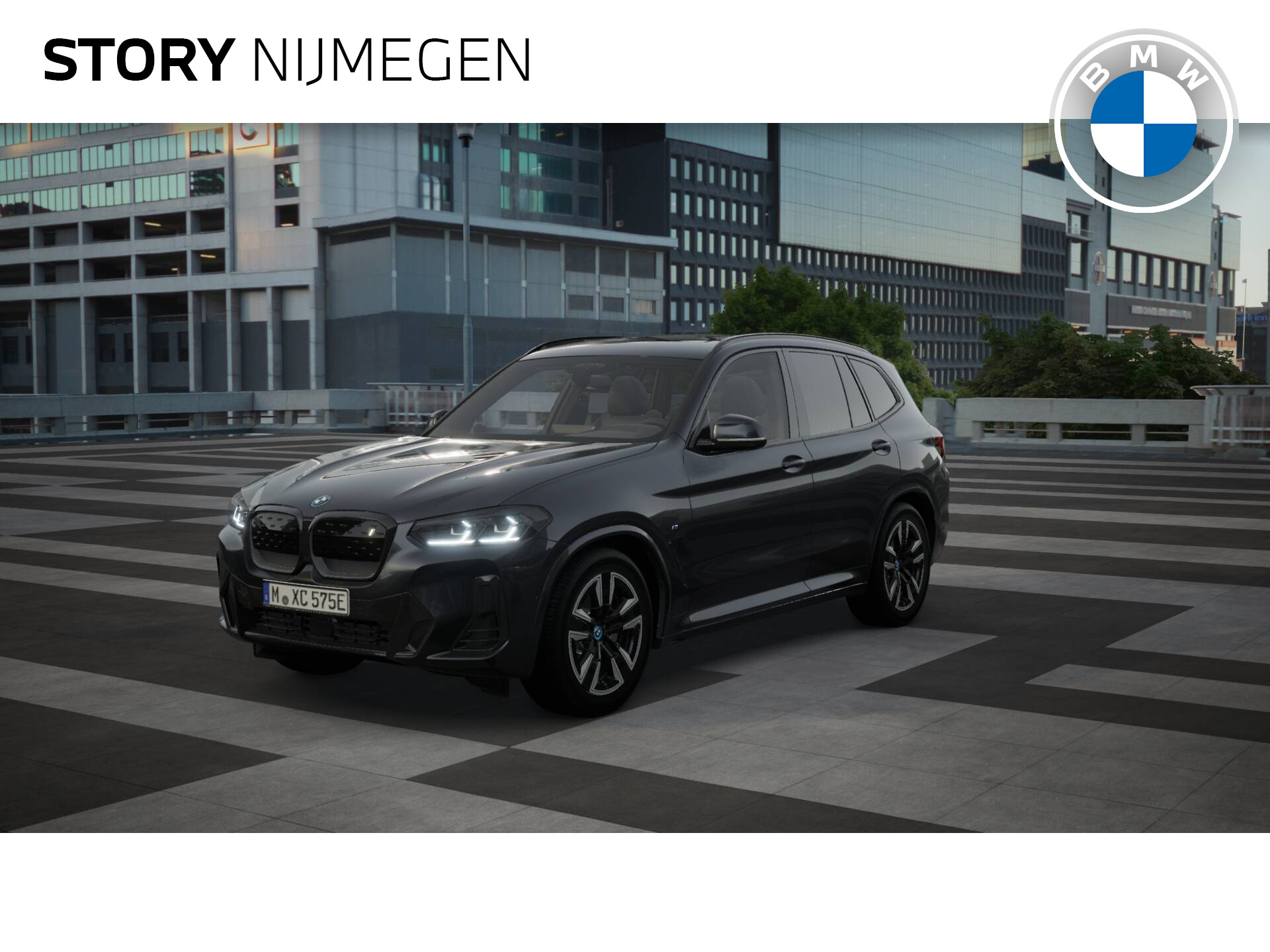 BMW iX3 Executive 74 kWh / Adaptief onderstel / Sportstoelen / Adaptieve LED / Driving Assistant Professional / Parking Assistant / Live Cockpit Professional