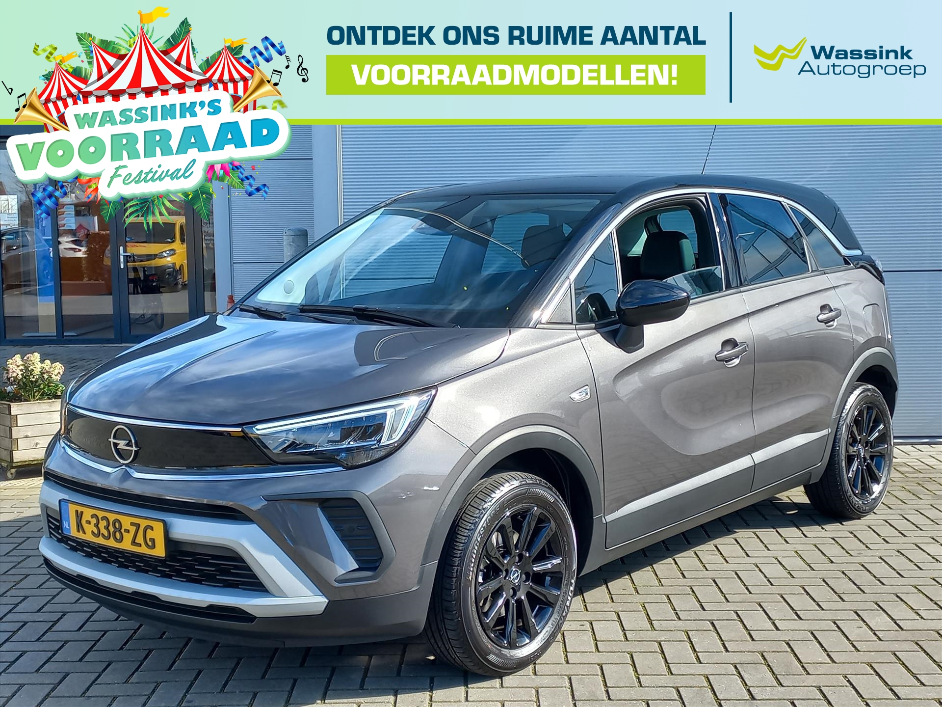 Opel Crossland 1.2 110pk GS-line + extra | Airconditioning | Navigatie |  Lm-velgen | Camera | Trekhaak|