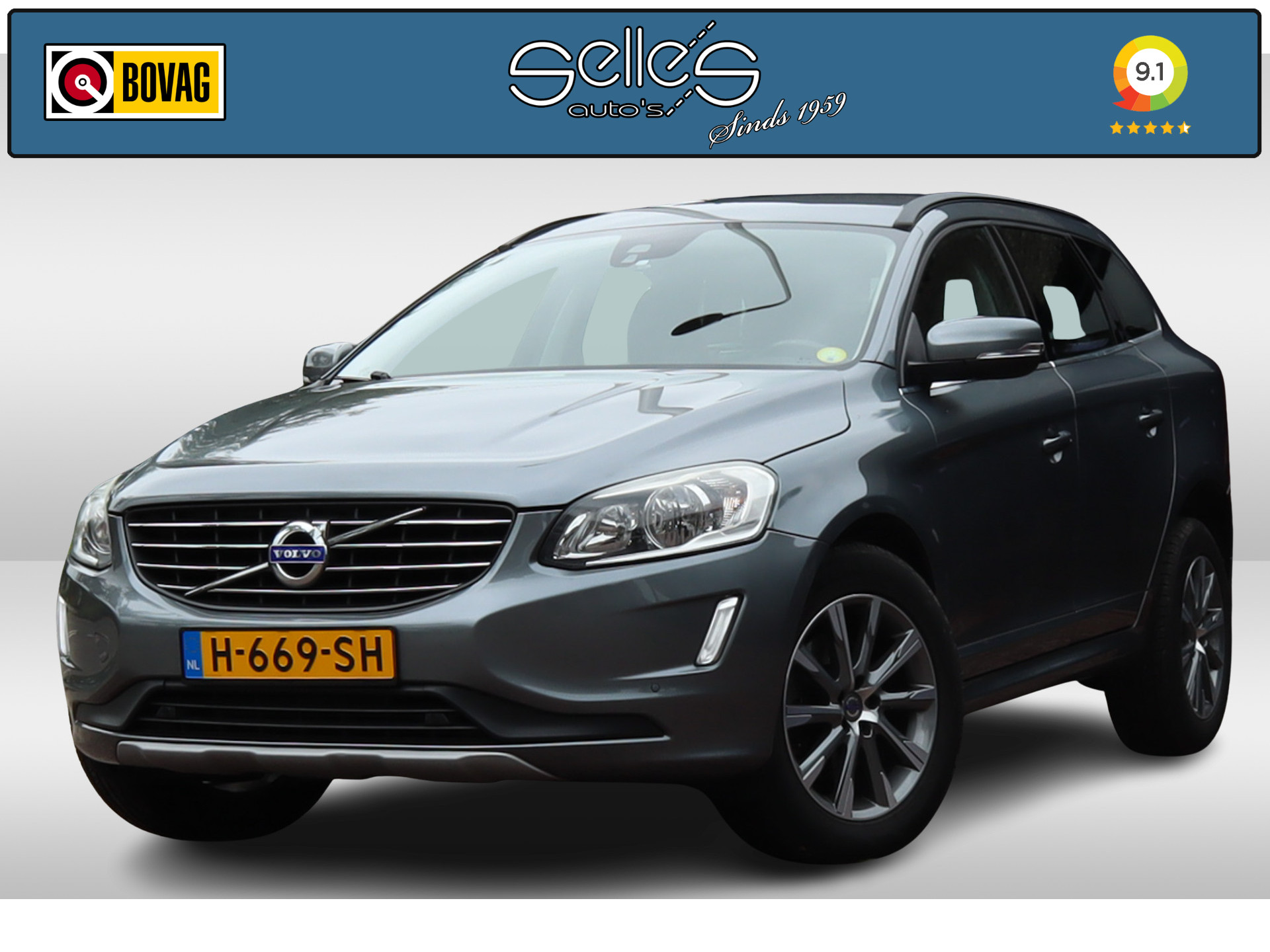 Volvo XC60 2.0 D3 FWD Momentum | Navigatie | Trekhaak | 18 inch lichtmetalen velgen | lederen bekleding