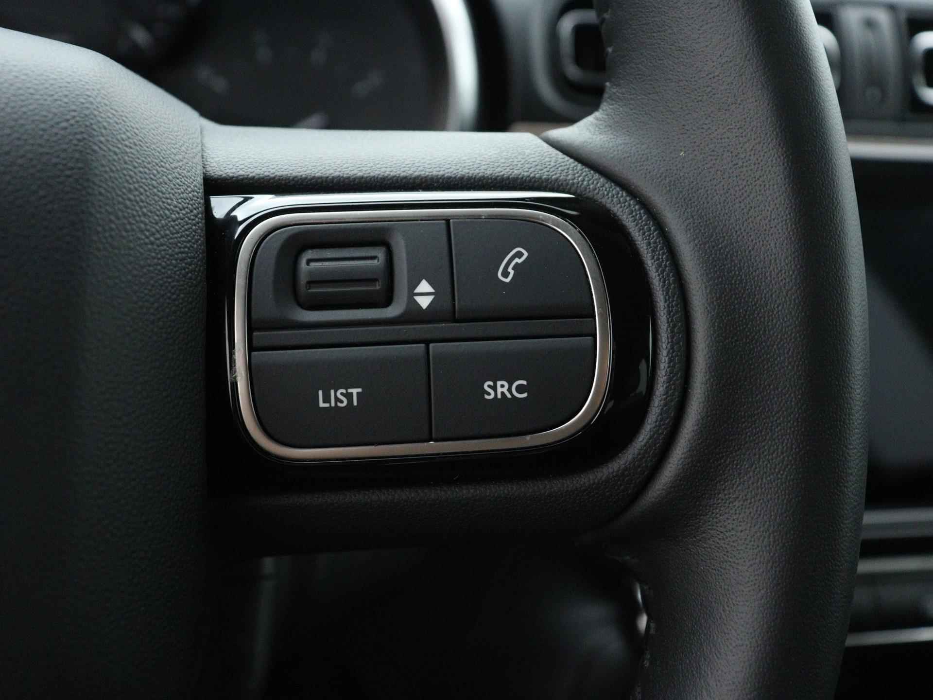 Citroen C3 Feel Edition 83pk | Navigatie | Achteruitrijcamera | Climate Control | Cruise Control | Led koplampen | Armsteun | Apple Carplay / Android Auto | DAB+ radio | Bluetooth | Donker getint glas | Afwijkende dakkleur | 16" lichtmetalen velgen | - 19/35