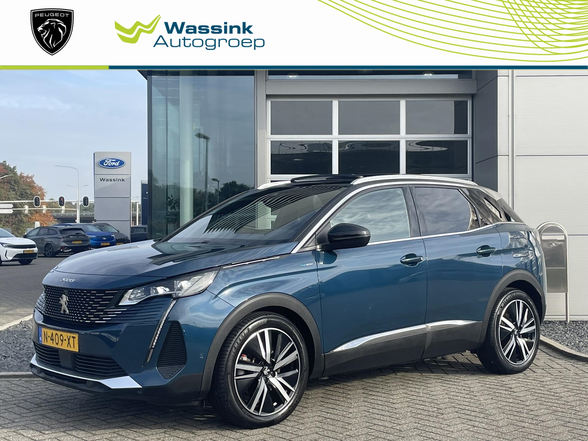 PEUGEOT 3008 1.6 Plug-in HYbrid 225pk e-EAT8 GT Pack Business | AUTOMAAT | Adaptive Cruise Control | Navigatie | Panoramisch Schuif-/Kantel Dak | 360° Camera |