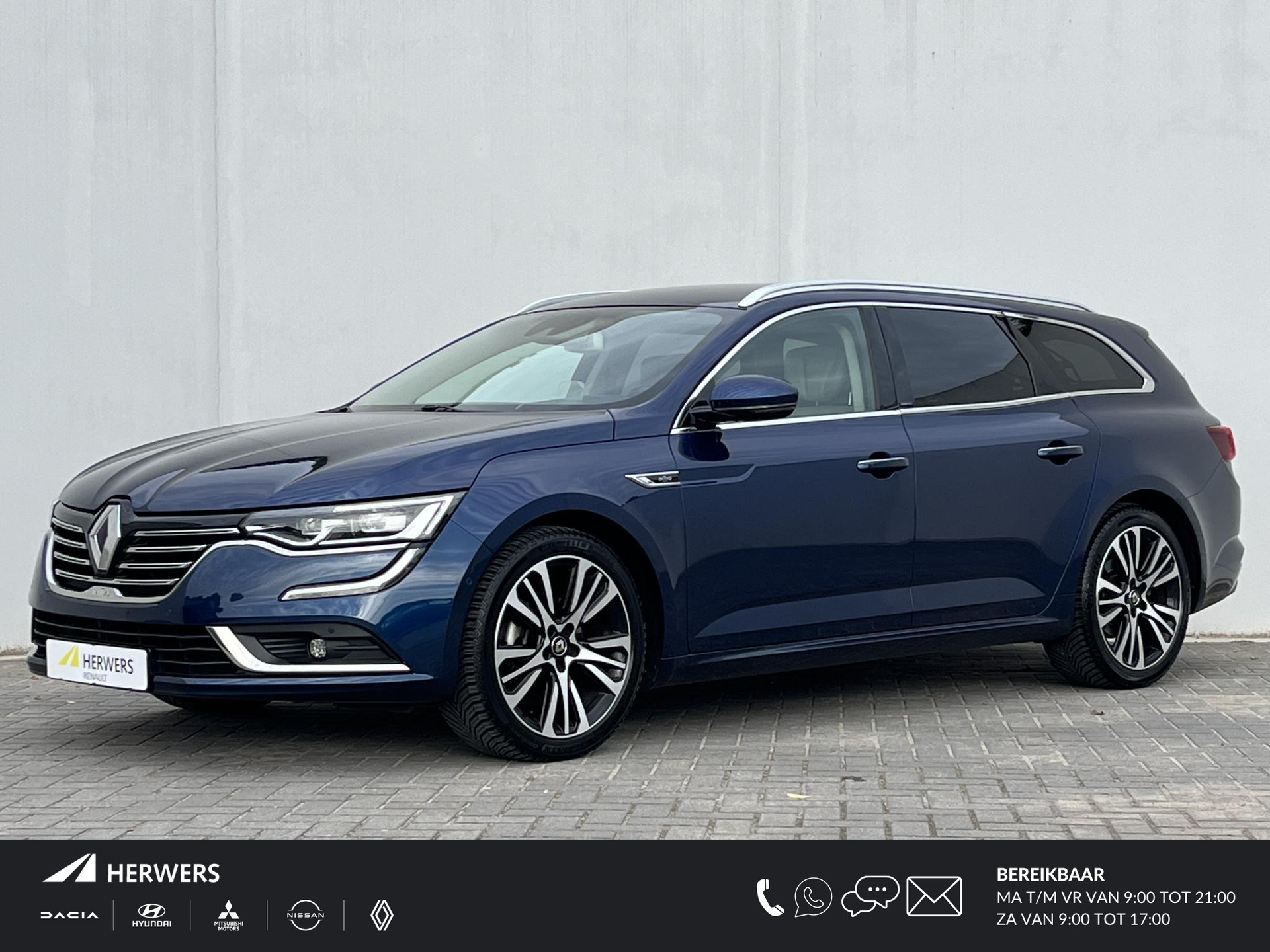 Renault Talisman Estate 1.3 TCe 160PK EDC Automaat Initiale Paris / Uniek Liefhebbersauto/ Volledig Dealer Onderhouden / 1500kg Trekgewicht /  Adaptieve cruise control / Lederen bekleding / BOSE Audio / Voorstoelen met massagefunctie