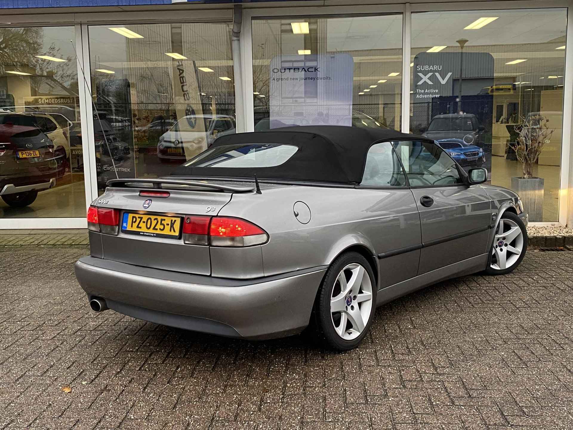 Saab 9-3 Cabrio 2.0 Turbo Aero | In Absolute Topstaat | Automaat | Aero-pakket | Stoelverwarming | Cruise control | Klimaat controle | Elektrisch verstelbare stoelen met geheugen | - 4/5