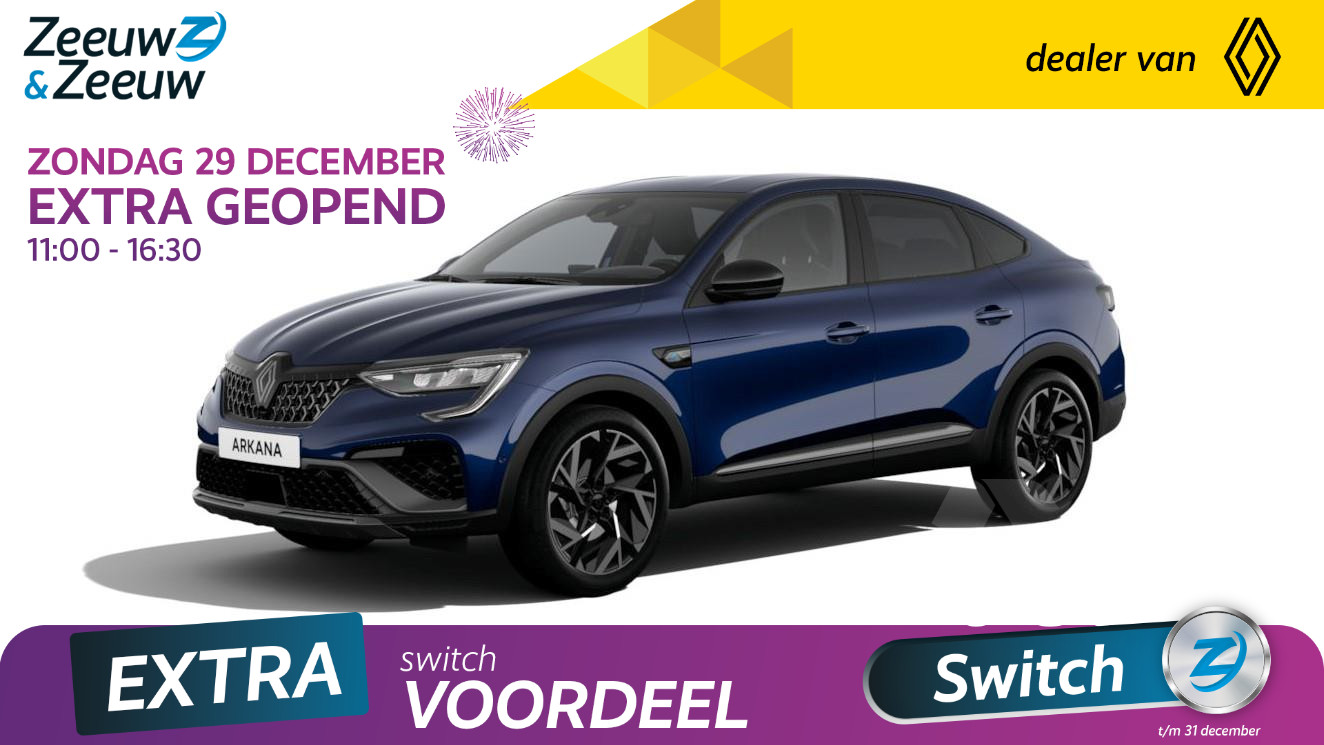 Renault Arkana 1.6 E-Tech hybrid 145 esprit Alpine | Uit voorraad leverbaar op is op