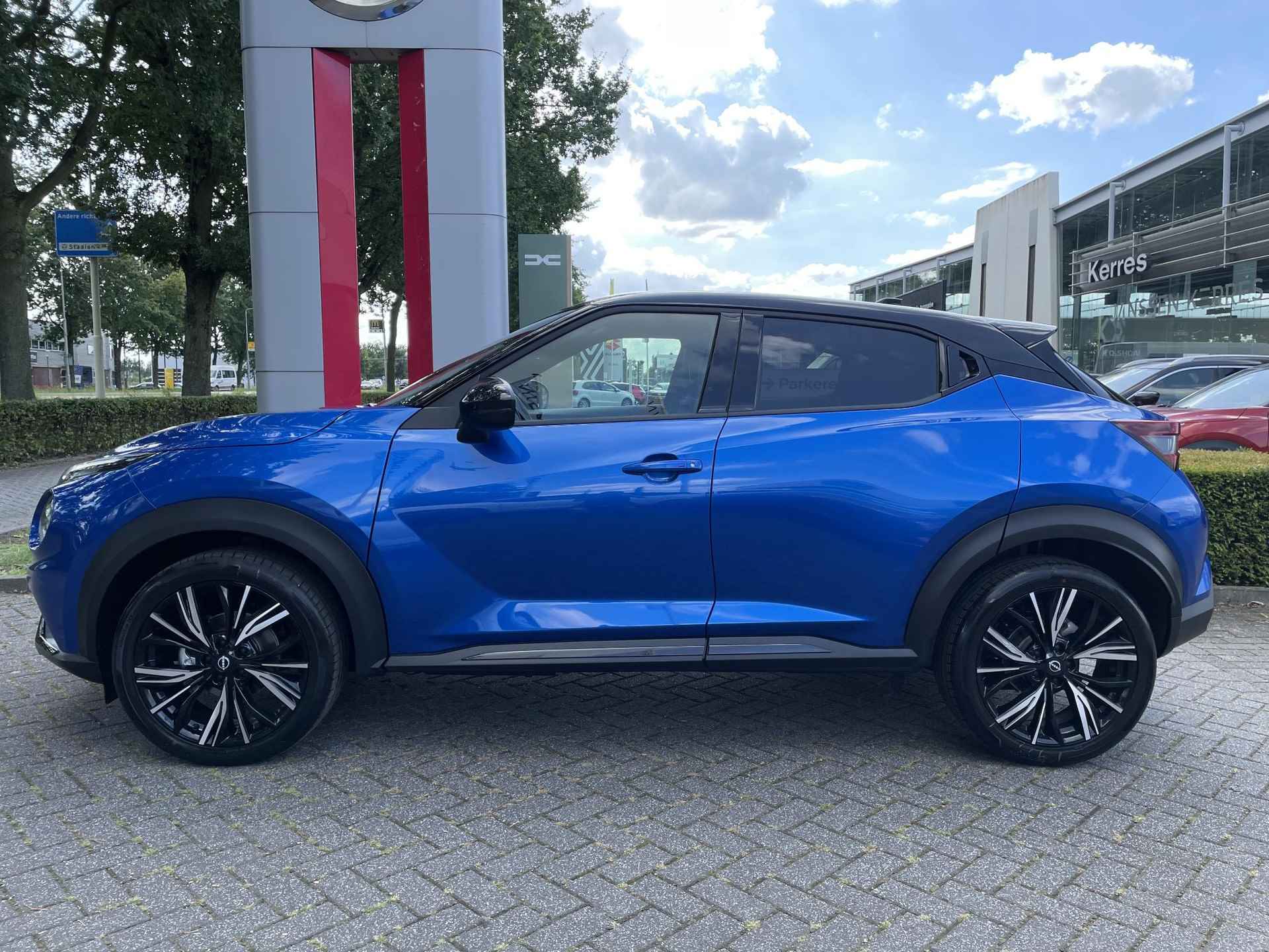 Nissan Juke DIG-T 114 N-DESIGN | Interior Pack (Leer/Alcantara), Nav., Camera, 19", Climate Ctrl, Cruise, PDC v/a | NIEUWPRIJS EUR 37385 - 2/28