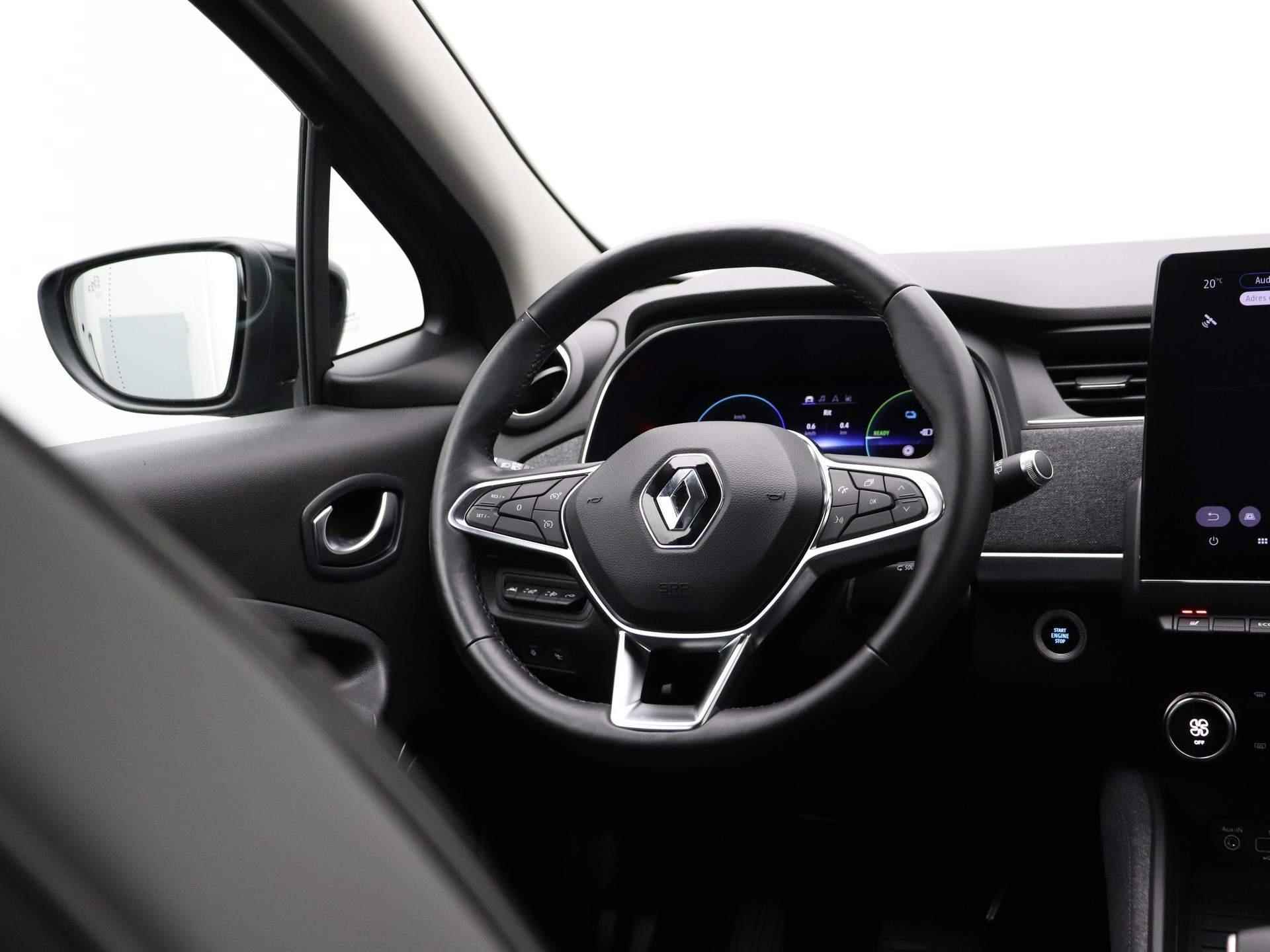 Renault ZOE R135 Intens 52 kWh / Half-Leder / Navigatie / Camera / Climate Control / LED Koplampen / Lichtmetalen Velgen / Koopaccu - 12/29