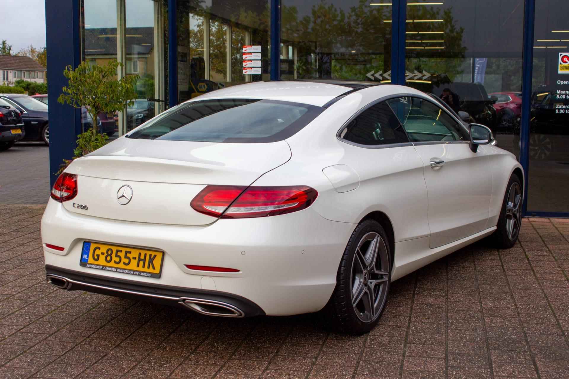 Mercedes-Benz C-klasse Coupé 200 Premium Plus Pack AMG Line Navi | Prijs rijklaar incl. 12 mnd garantie | Panodak dak Leder 360Cam - 2/58